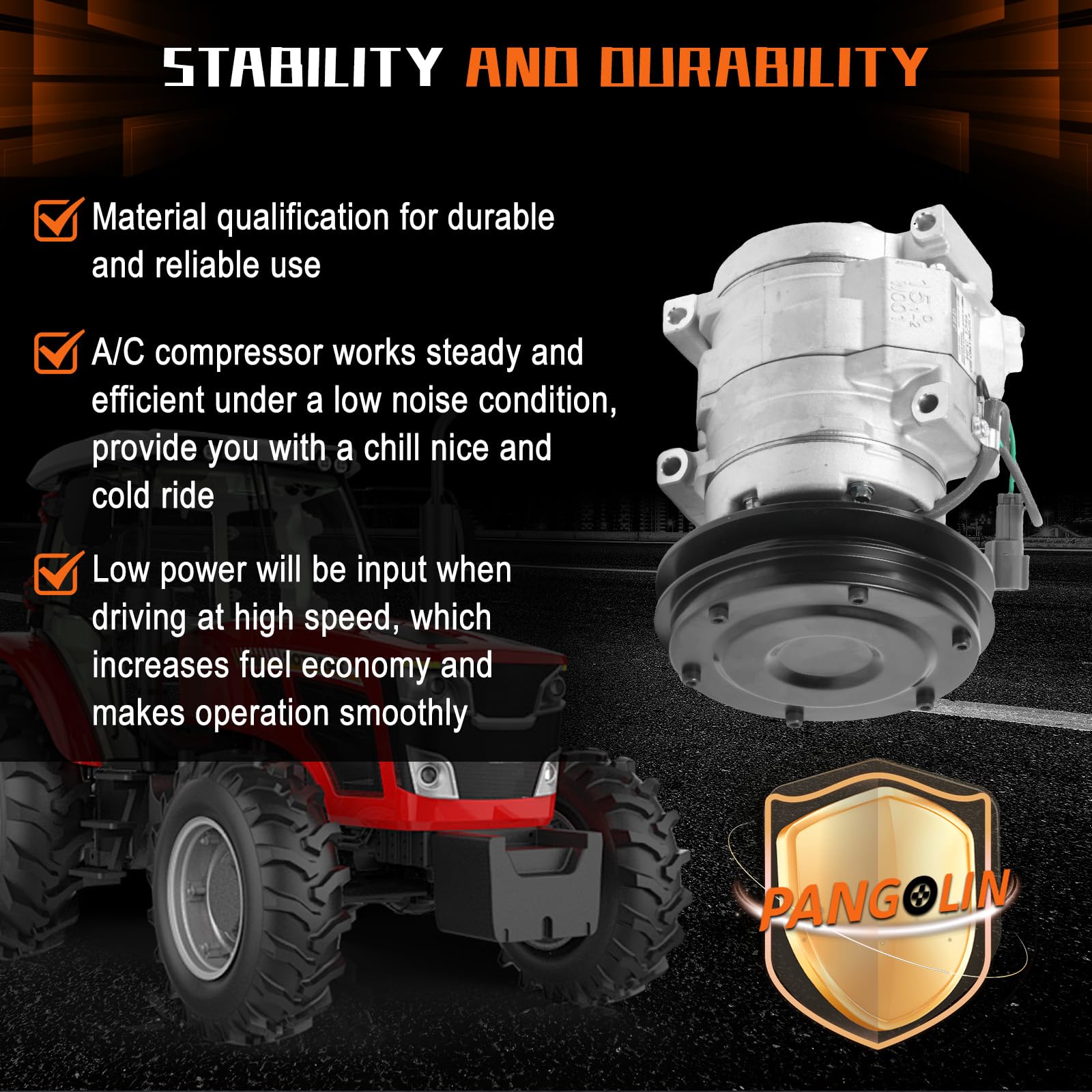 Amazon.com: PANGOLIN 20Y-979-6121 24V AC Compressorfor Komatsu