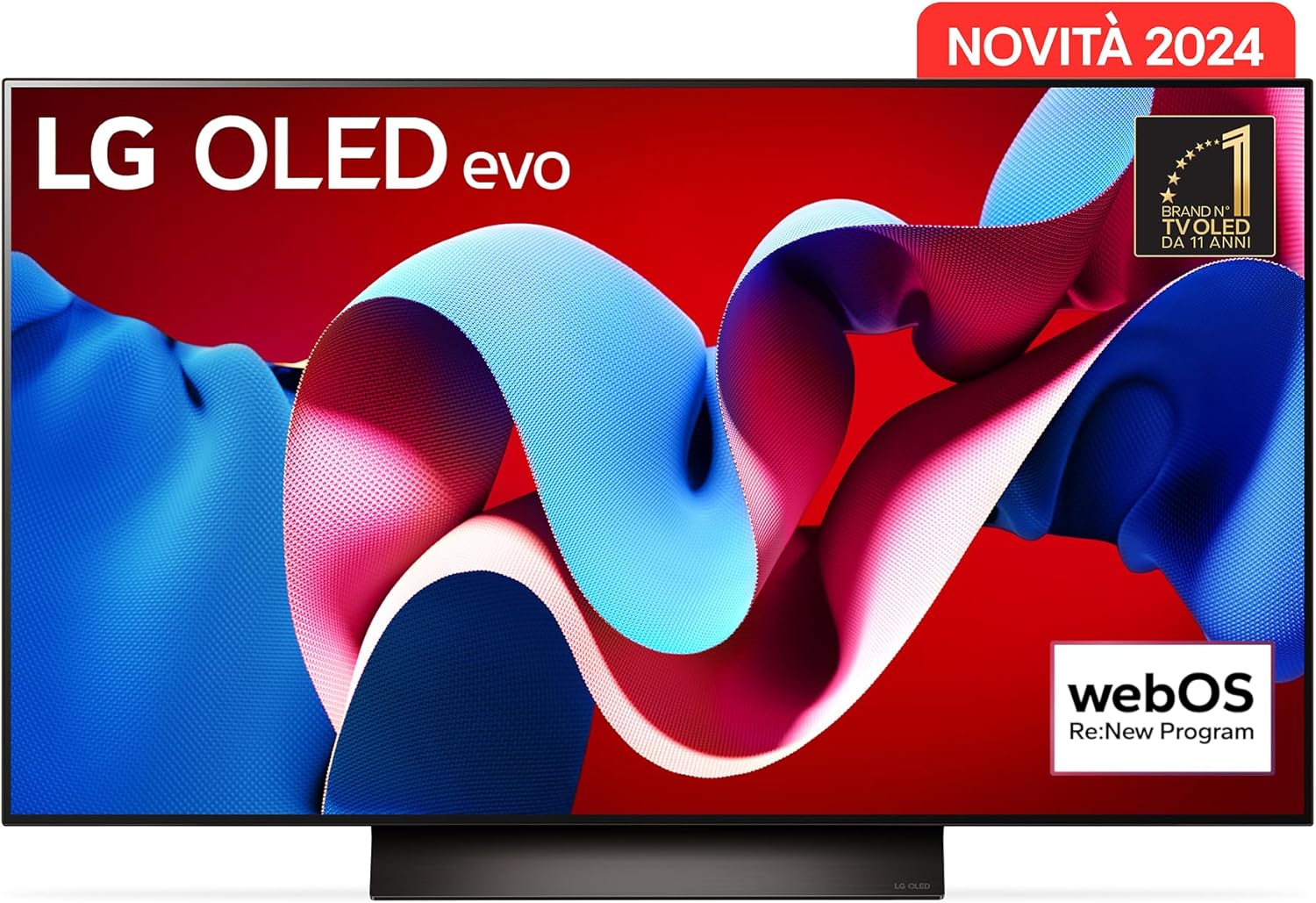 LG OLED evo 48'', Serie C4 2024, OLED48C46LA, Smart TV 4K, Processore α9 Gen7, OLED Dynamic Tone Mapping Pro, 40W, Dolby Vision, 4 HDMI 2.1 4K@144Hz, GSync, VRR, Alexa, ThinQ AI, webOS 24, Umber Brown 48'' Serie C4 -2024 - Immagine 2