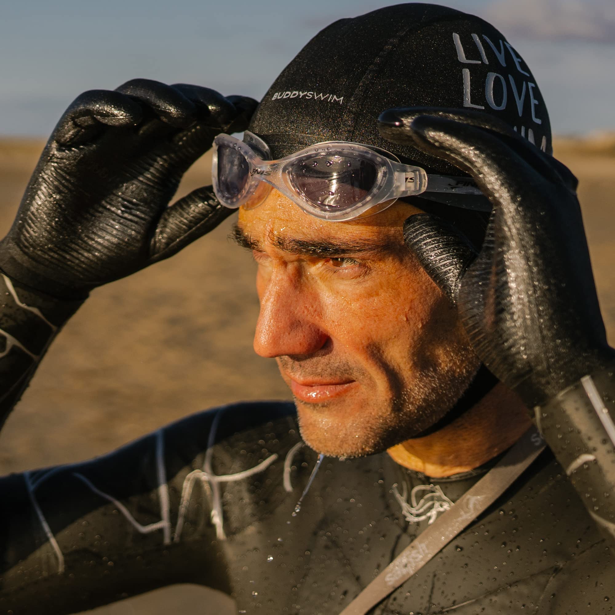 Guantes Neopreno 2.5 mm para Natación en Aguas Abiertas. Guantes Neopreno para Las Manos Aislante del Frío, para Buceo, Submarinismo, Snorkel, Surf, Pesca Submarina y Trabajos en el Agua