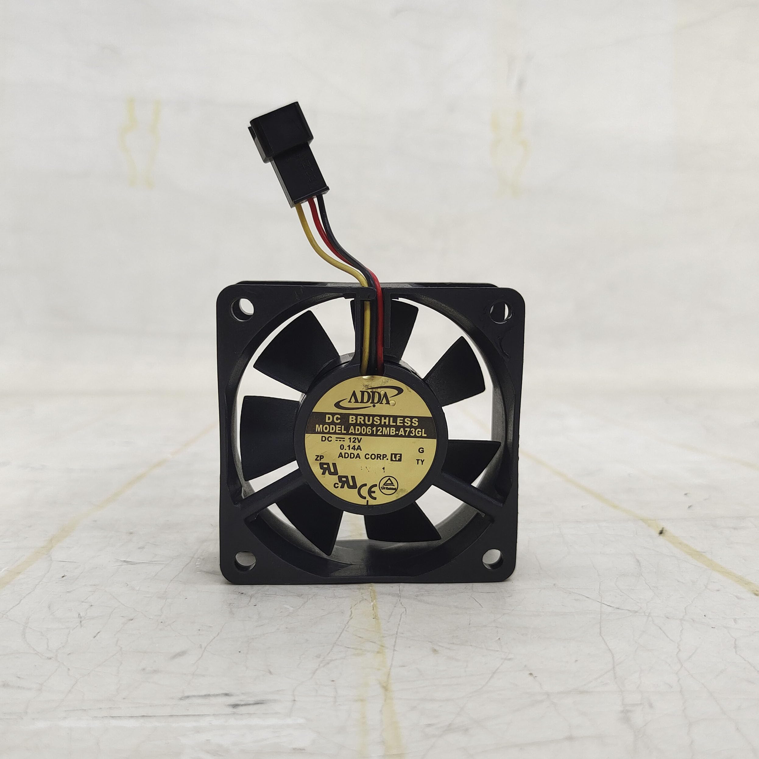 ADDA AD0612MB-A73GL 6025 12V 0.14A 3-wire Detection Fan
