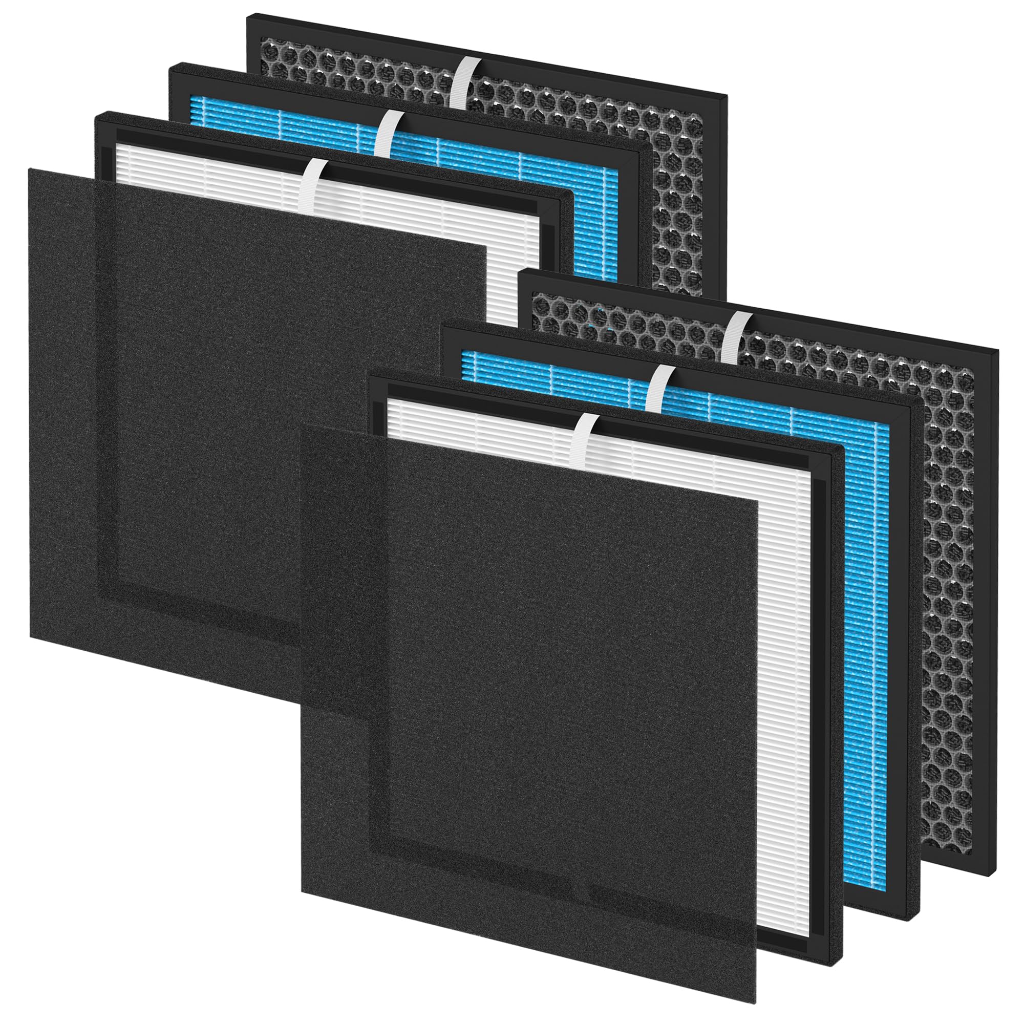 AirMax 10L Pro Filter Replacement Kit Compatible with Okaysou Smart Airmax 10L Pro and Aiibot-A300 Air Purifi er,2 Packs