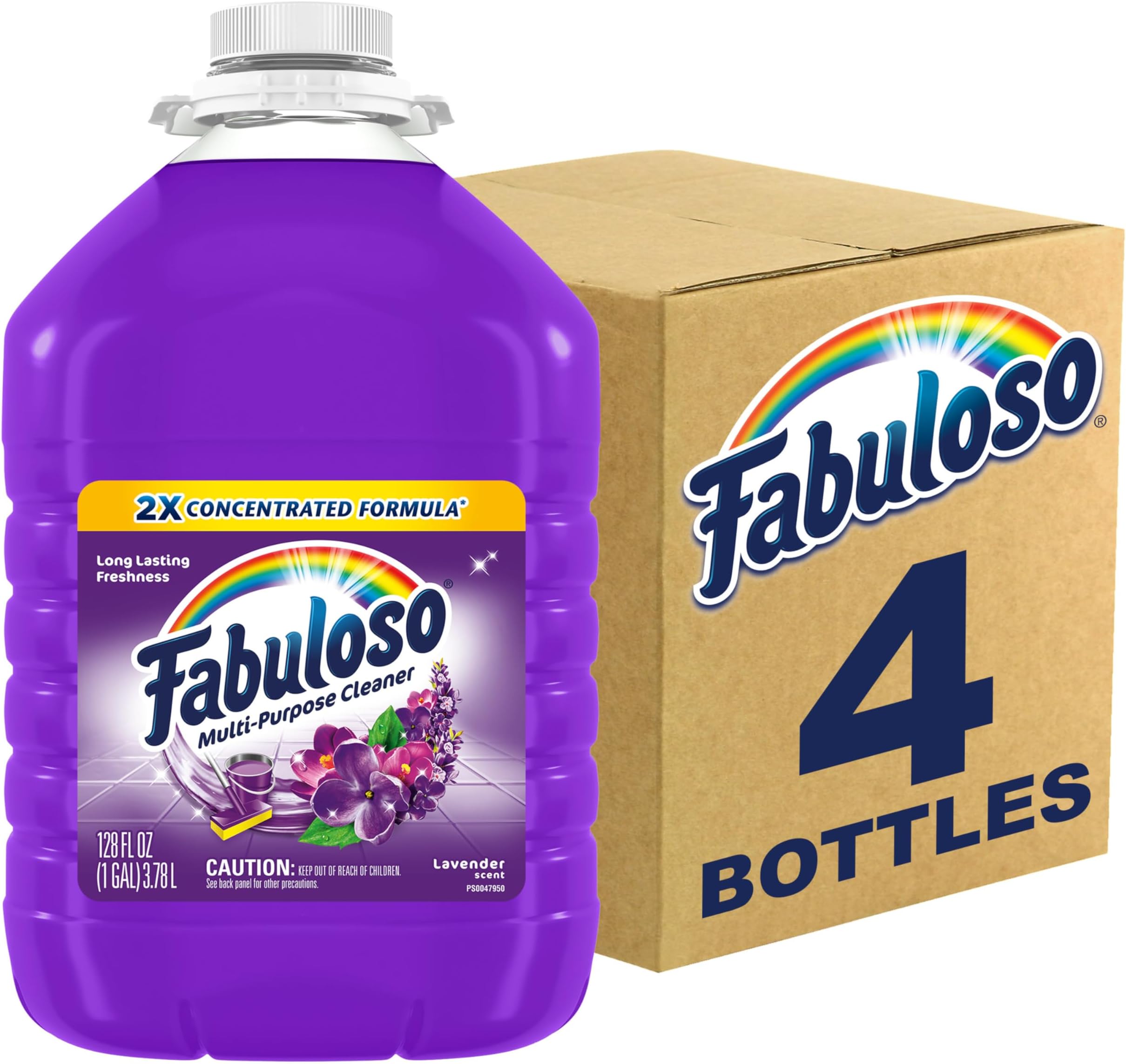 128F CS SP Lavender,All-Purpose Cleaners,2X Pack of 4