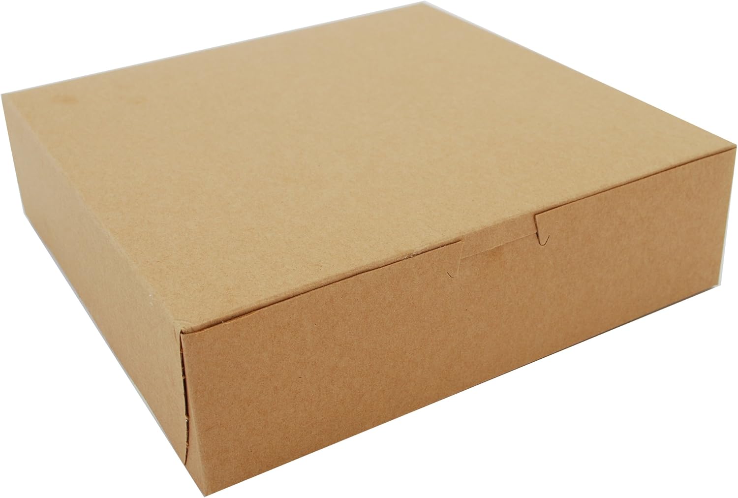 Southern Champion Tray 0953K Kraft Paperboard Non Window Lock Corner Bakery Box, 9" Length x 9" Width x 2-1/2" Height (Case of 250)