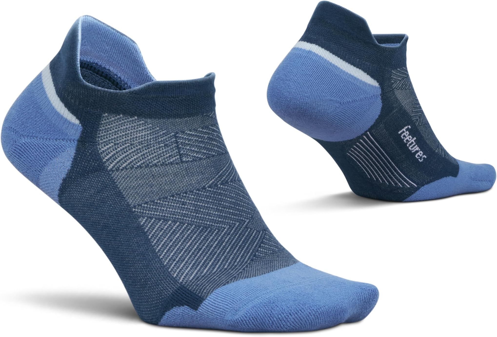 Feetures Elite Max Cushion No Show Tab - Running Socks for Men & Women, Athletic Compression Socks, Moisture Wicking