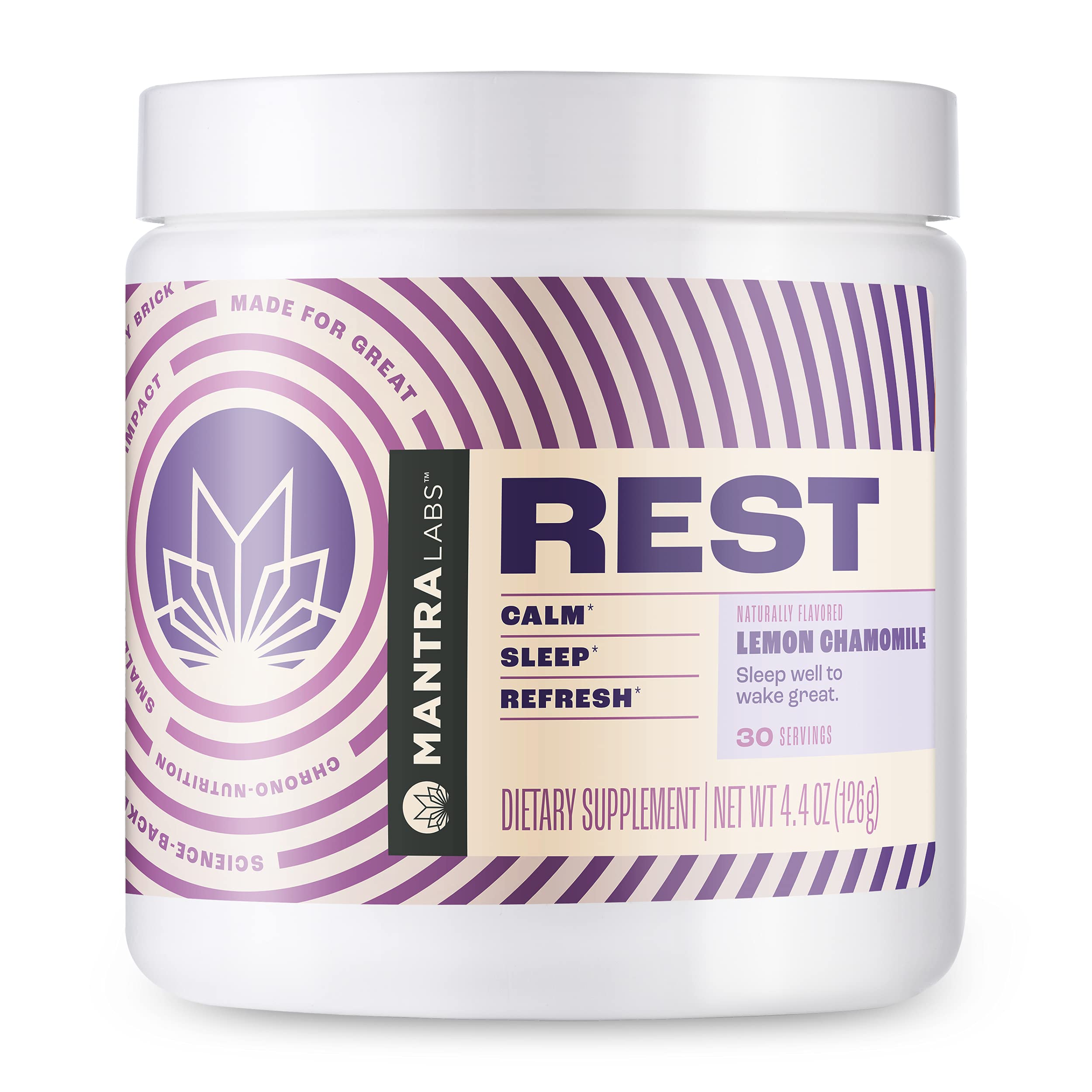 Amazon.com: MANTRA Labs Rest Calm Sleep Drink Mix | Zero Sugar