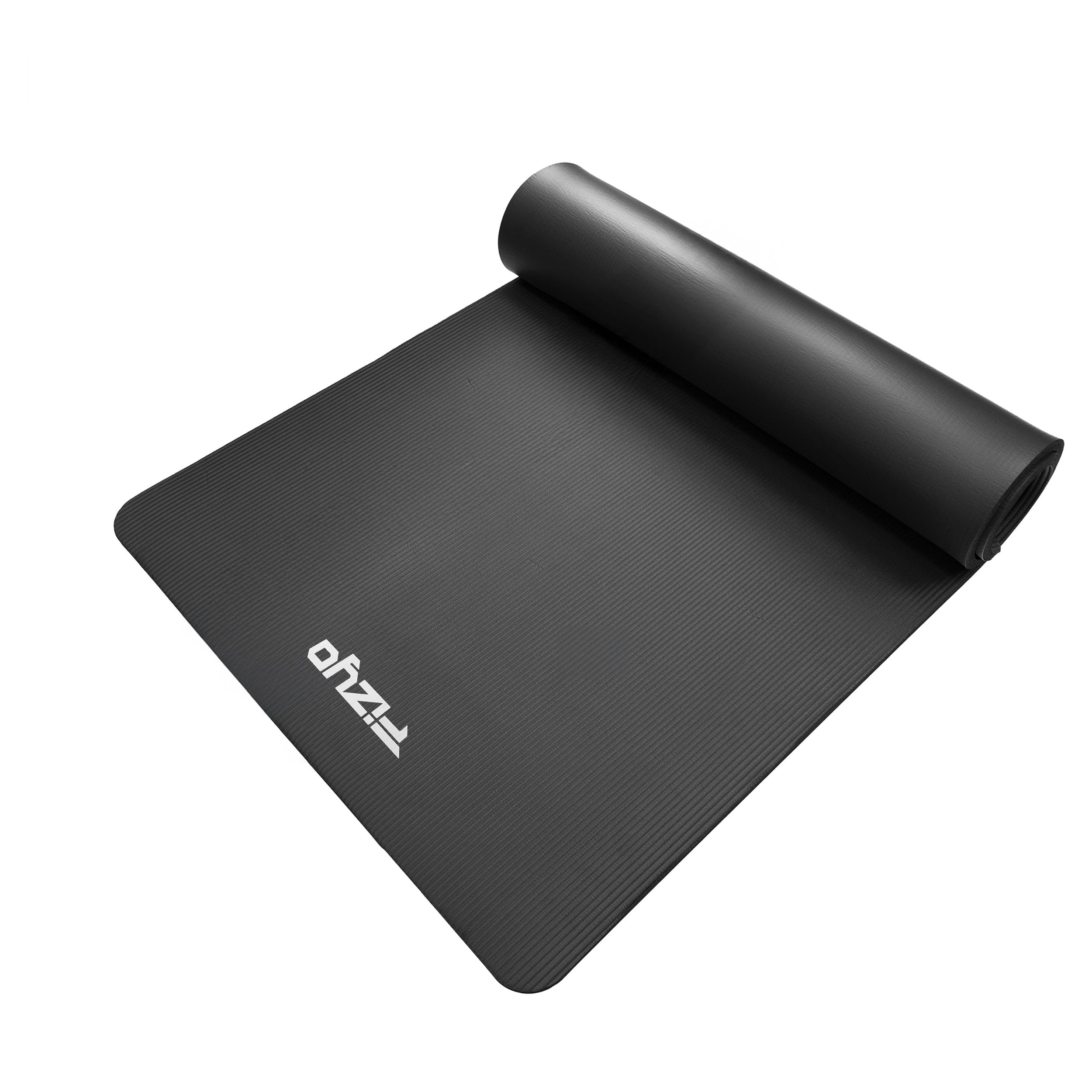 Fizyo Esterilla de Yoga Gruesa Antideslizante NBR – Colchoneta para Pilates, Gimnasio y Fitness, Caucho Sintético Resistente para Entrenamiento, Ejercicio y Relajación, 190 x 60 cm
