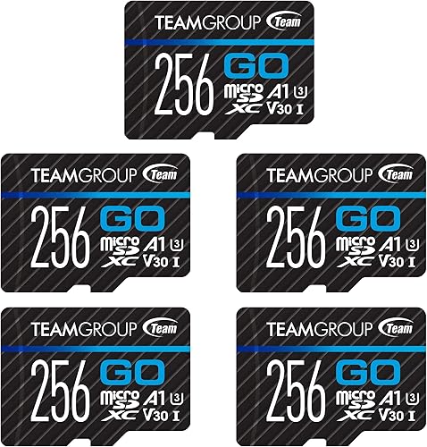 Miniatura 12 de TEAMGROUP GO Card 128GB x 5 Pack MicroSDXC UHS-I U3 V30 4K para cámaras de acción y drones Tarjeta de memoria flash de alta velocidad con adaptador