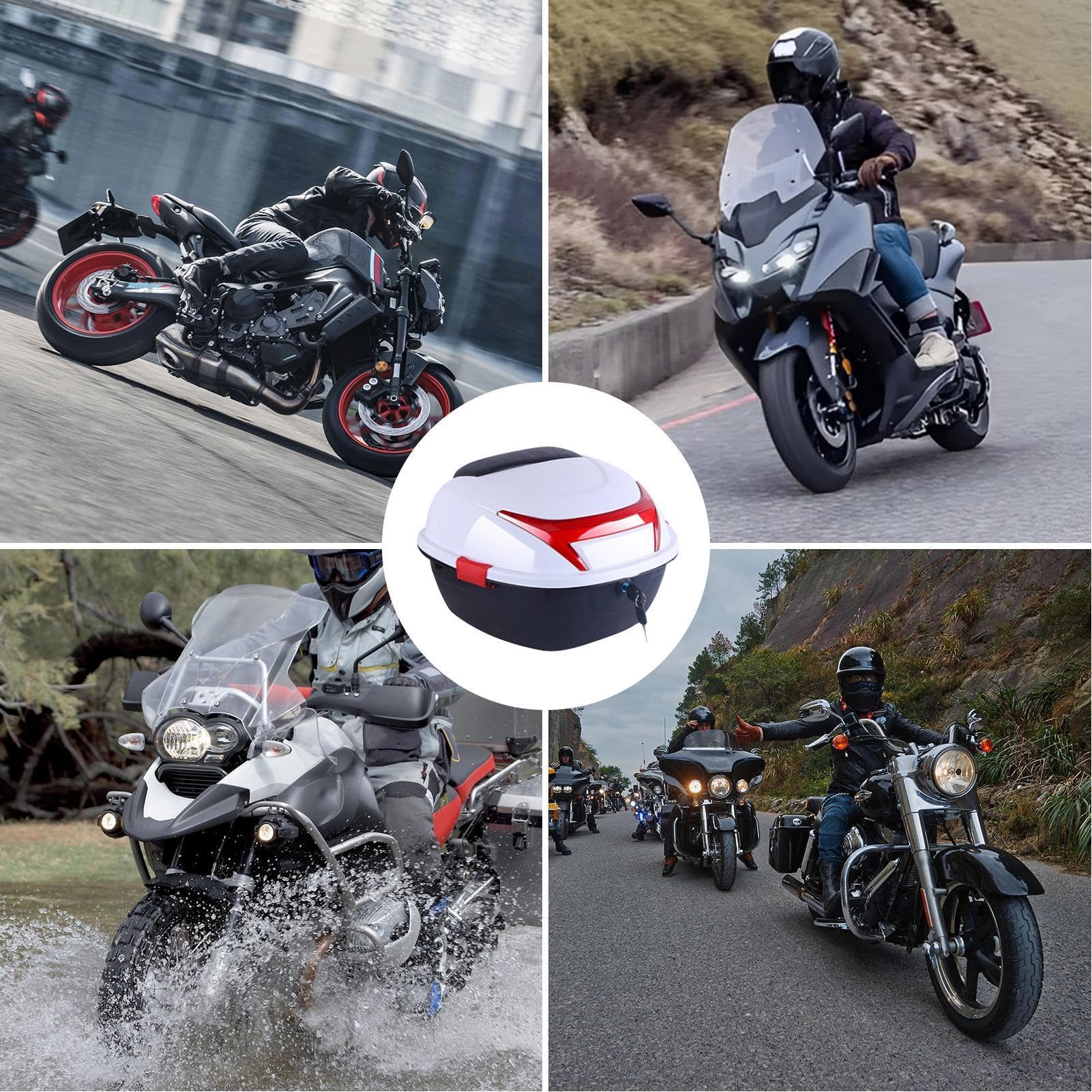 Futerał do przechowywania motocykli, bagażnik motocyklowy Wbudowana