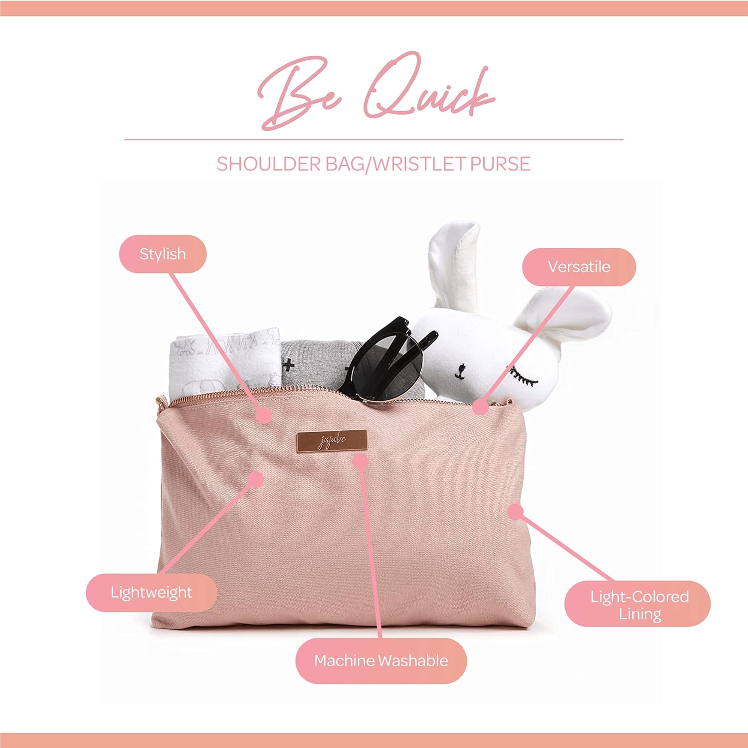 Miniatura 3 de JuJuJuBe Bolsa de hombro y bolso de pulsera para viajes o bolsa de pañales