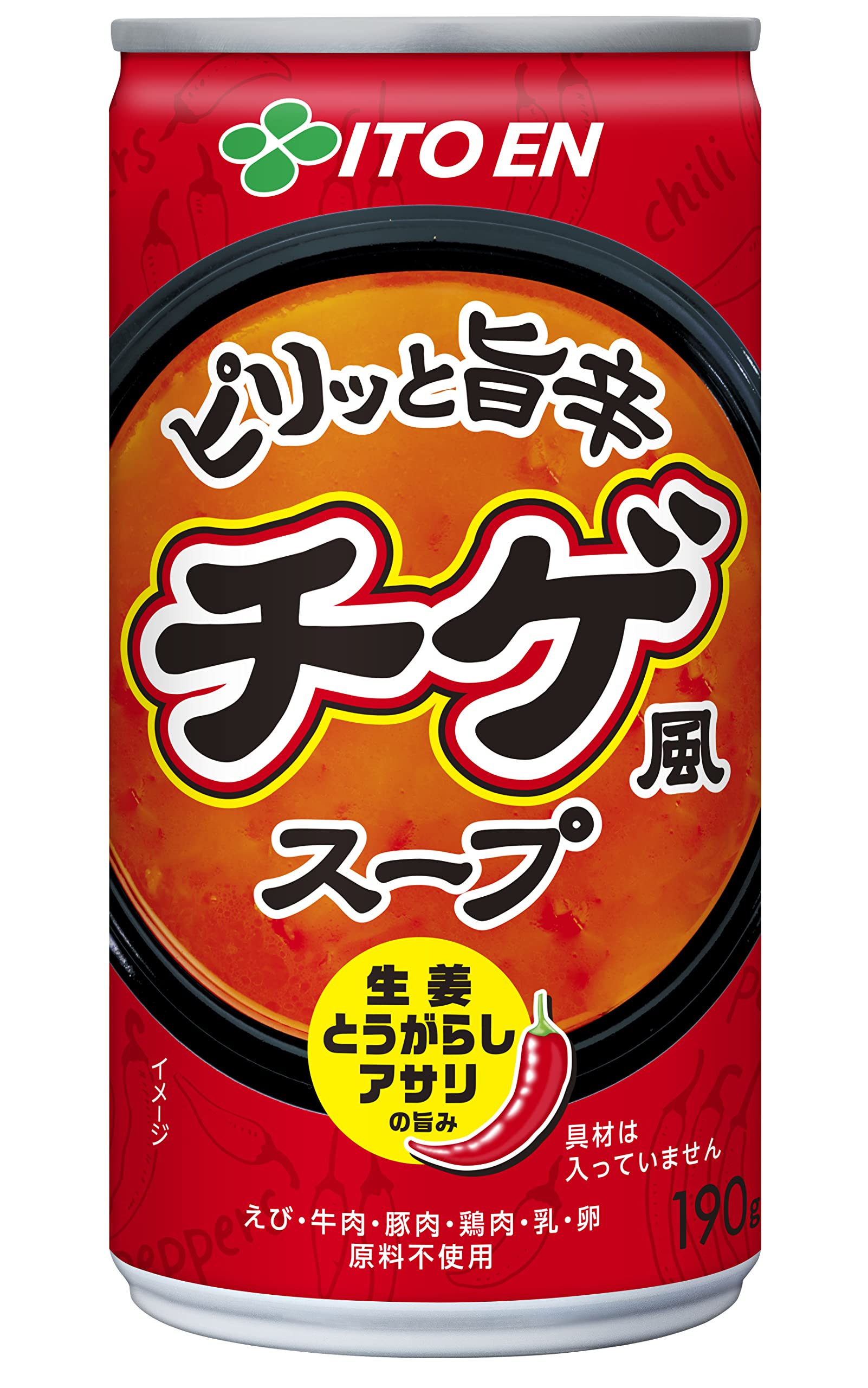 Amazon | 伊藤園 ピリッと旨辛 チゲ風スープ 缶 190g×30本 ホット兼用