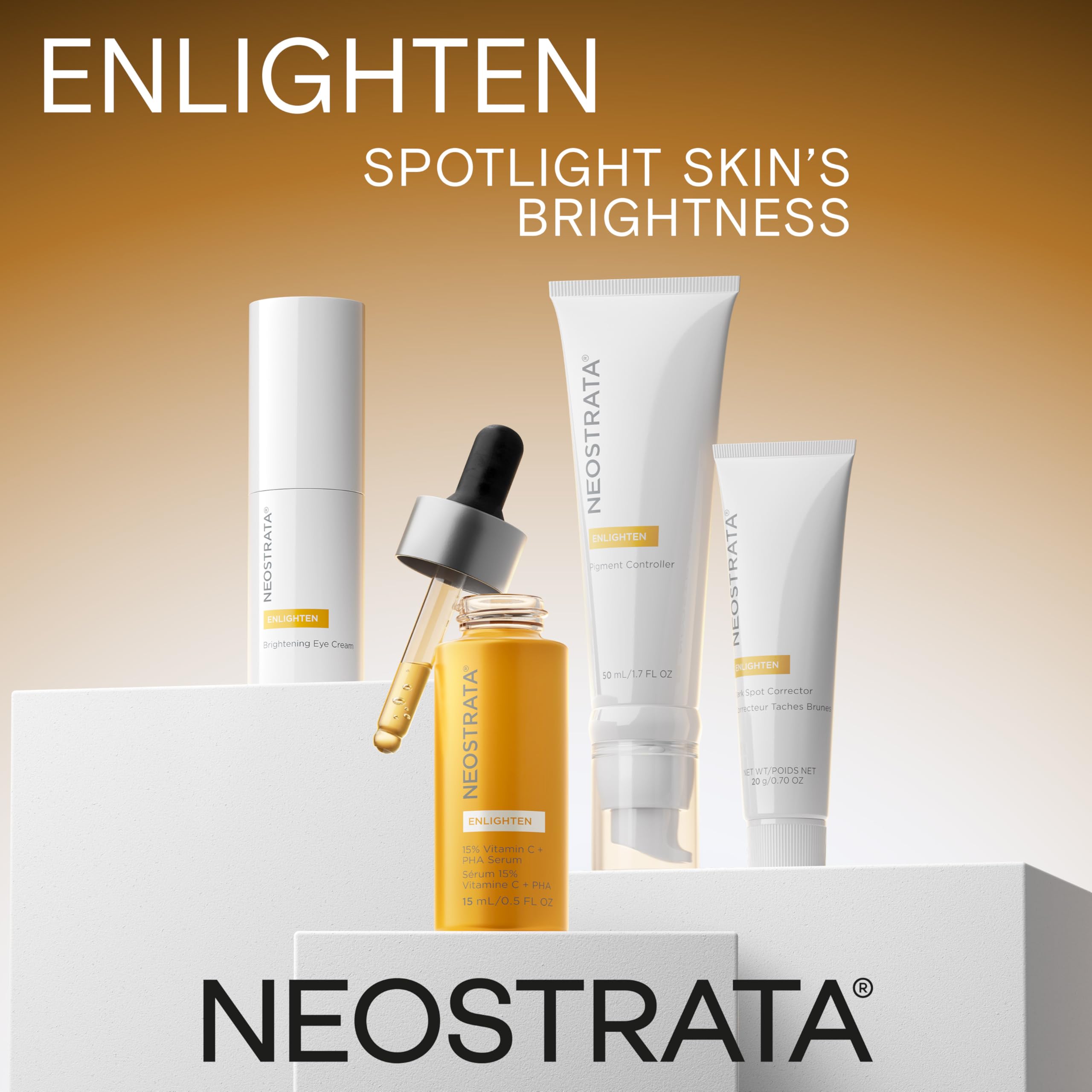 NEOSTRATA 15% Vitamin C Gesichtsserum, PHA + Grüner Tee Aufhellungsserum, 0,5 fl. OZ