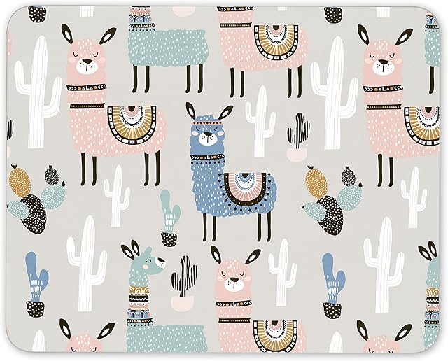Fun Llama Mouse Mat Pad - Girls Funny Lama Animal Camel PC Computer #8788