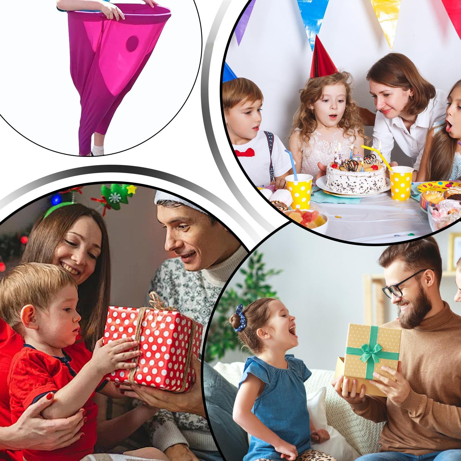 2025 Set di giochi per cantiere per pantaloni nuovi non Granny, gioco esterno gigante con 2 palle, divertenti giochi per la famiglia e giochi per adulti per gruppi