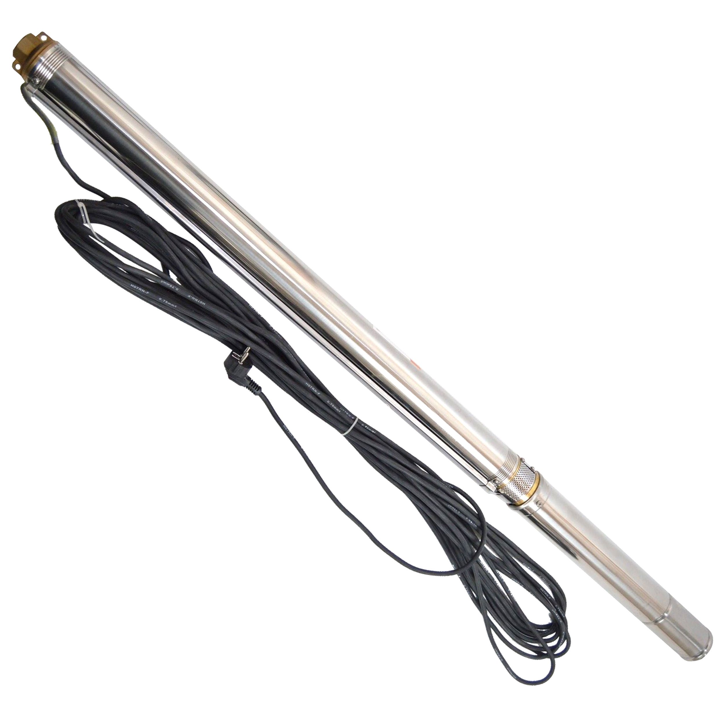 PAG Turbo GmbH - 2,5" STM24 Tiefbrunnenpumpe Sandverträglich Bis 5% 370W - 230V - 6,6bar - 2700l/h