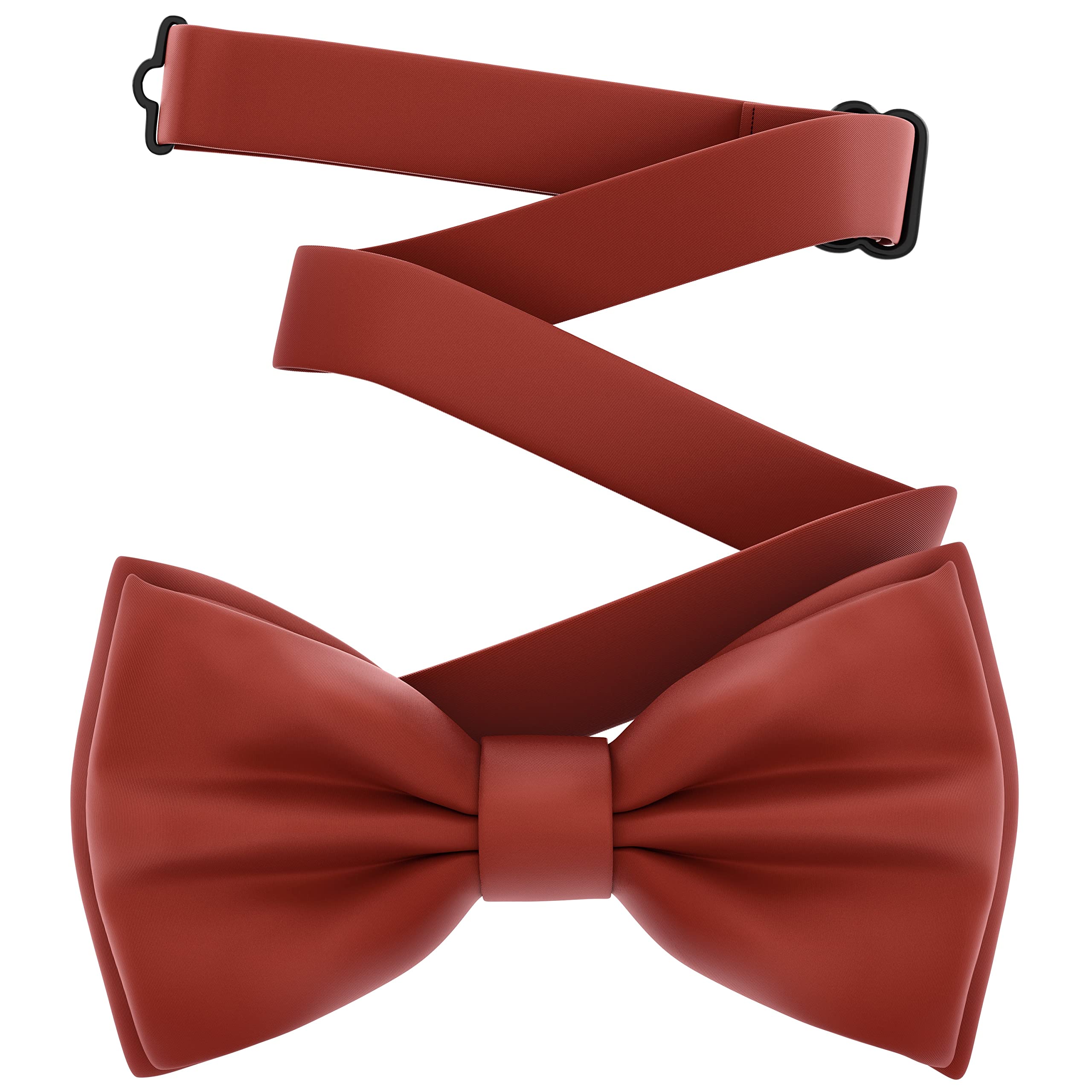 Adam Young Men's Bow Ties Pre-Tied Style Formal Satin Classic Bowtie for Tuxedo Faux Silk