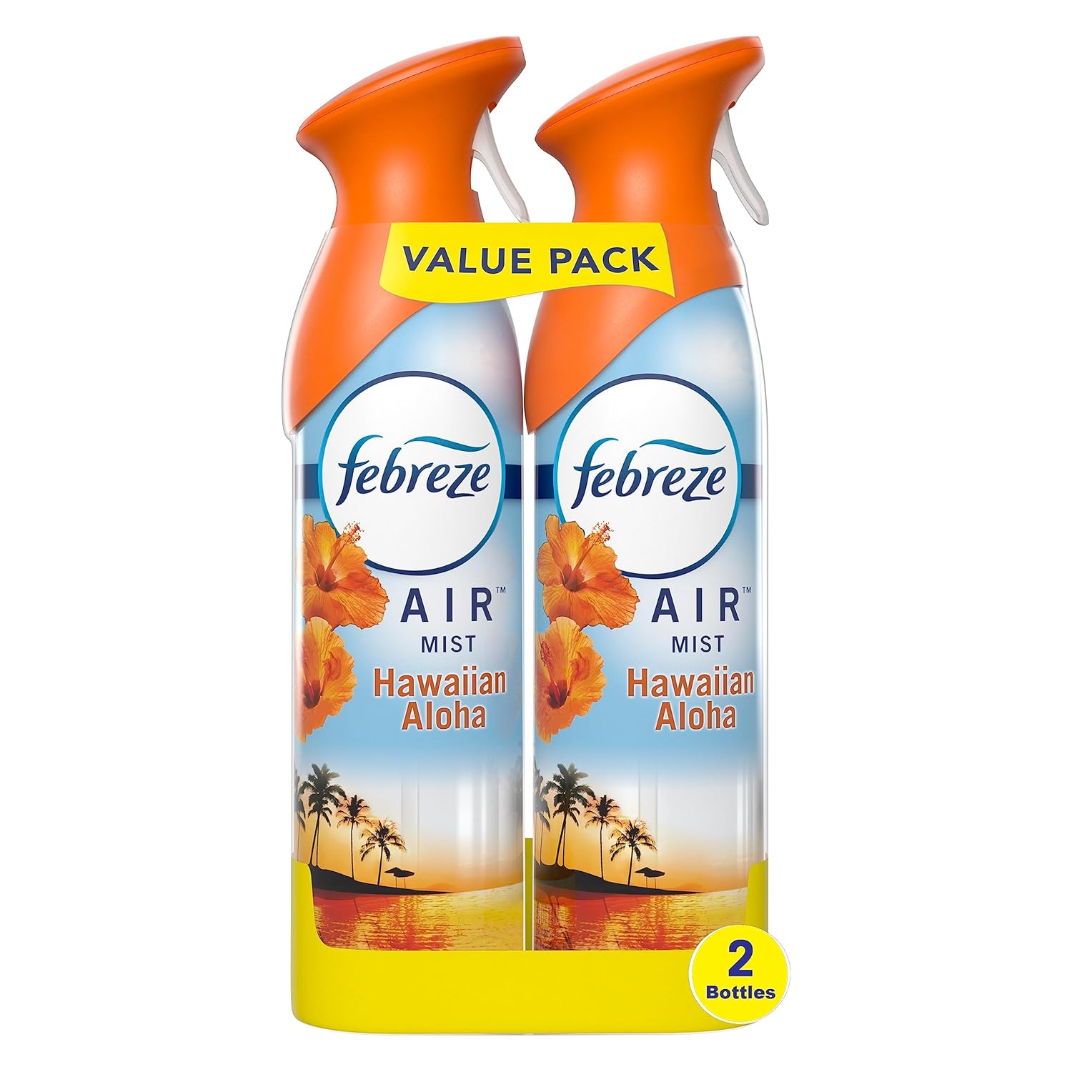 Febreze Odor-Eliminating Air Freshener Hawaiian Aloha Pack of 2 8 8 oz each