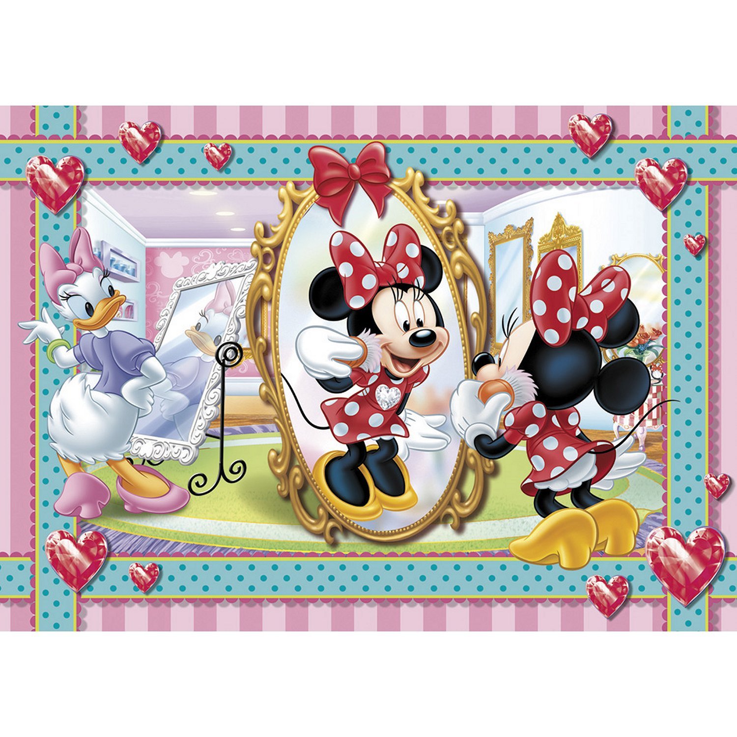 Clementoni Minnie Mouse Shopping Bag Puzzle – 104 Teile, Für Kinder Ab 5 Jahren