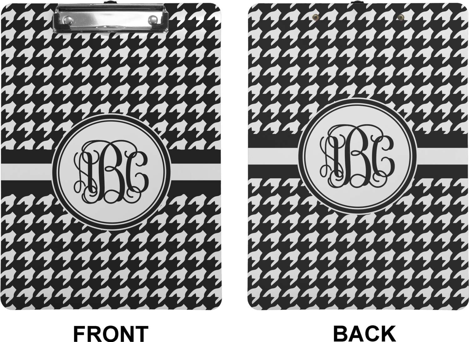 Personalized Houndstooth Clipboard (Letter Size)