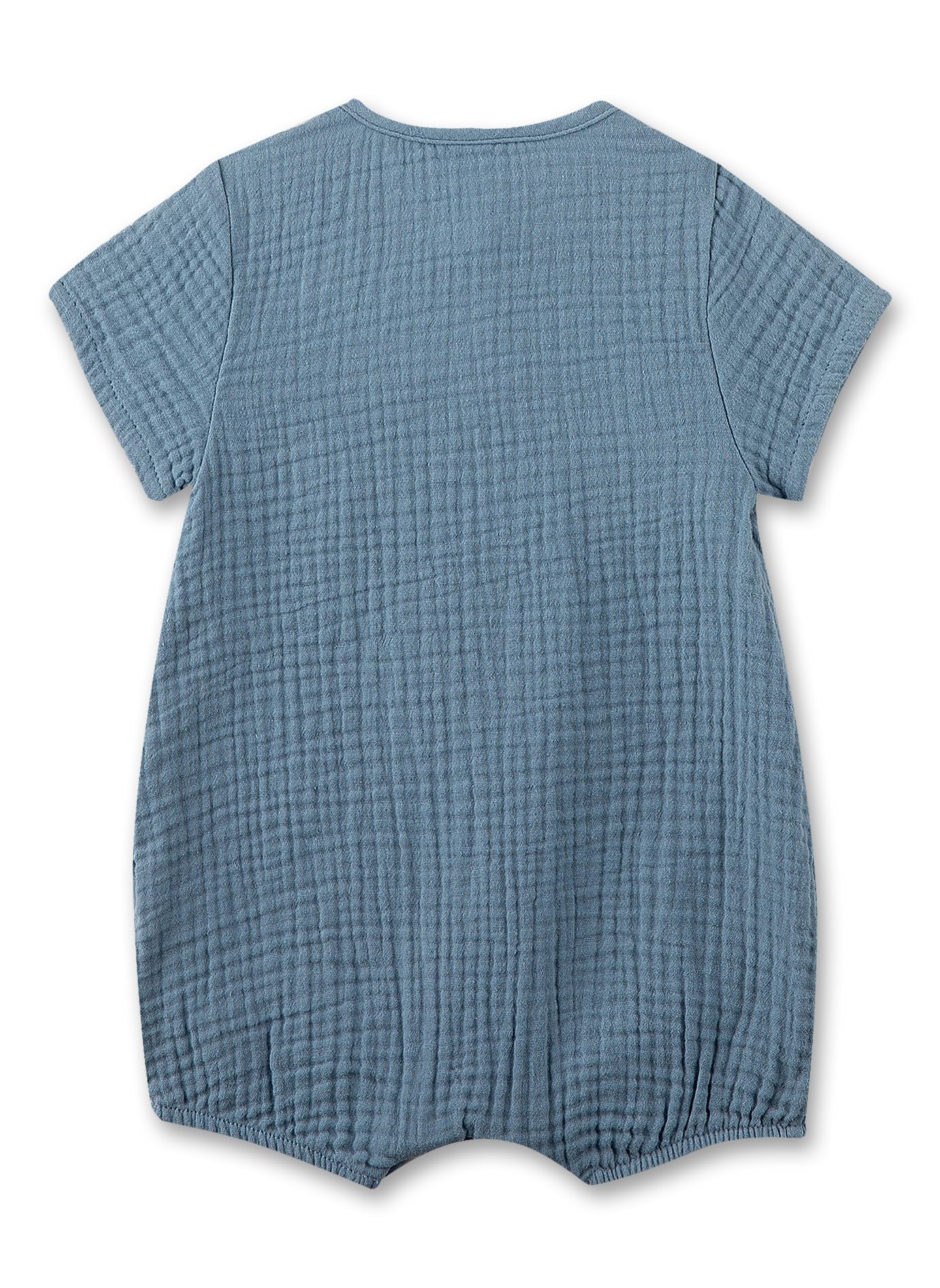 Sanetta Baby-Strampler kurz rosa aus Musselin | Praktischer und bequemer Spieler aus Bio-Baumwolle für Mädchen. Baby Overall