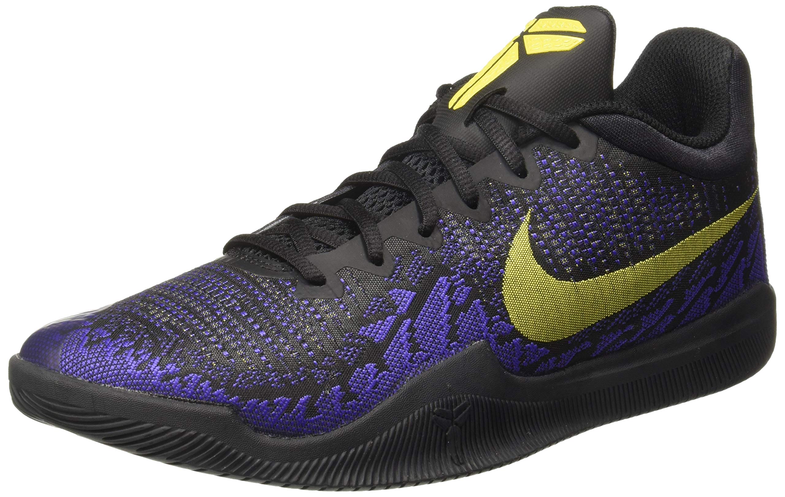 Nike Mens Mamba Rage Basketball Shoe Black Tour Yellow Court
