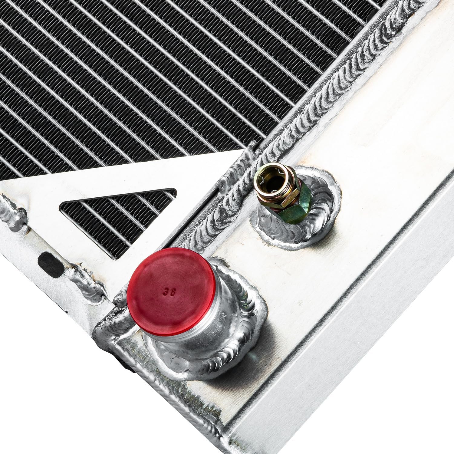 ALLOYWORKS 3 Row All Aluminum Radiator For 1988 1989 1990 1991 1992 1993 1994 1995 1996 1997 1998 1999 2000 Chevy C/K Suburban Truck Blazer Tahoe 5.7L V8