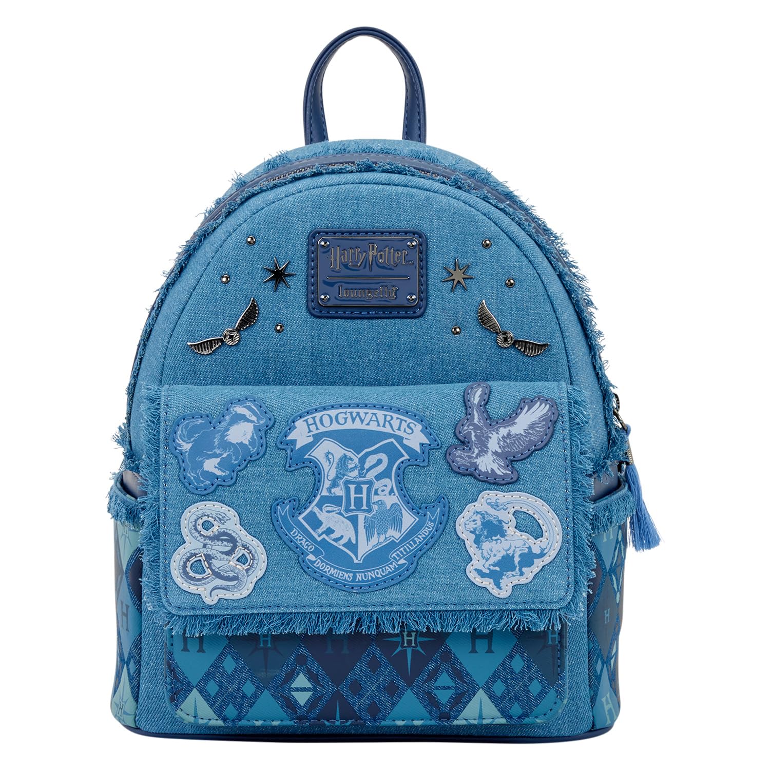 funko harry potter mini backpack Amazon.com: Loungefly Warner Bros Harry Potter Denim Mini Backpack :  Clothing, Shoes & Jewelry