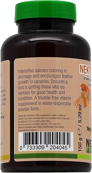 Nekton R-Beta Enhances Pink Color in Birds, 150g / 5.29oz