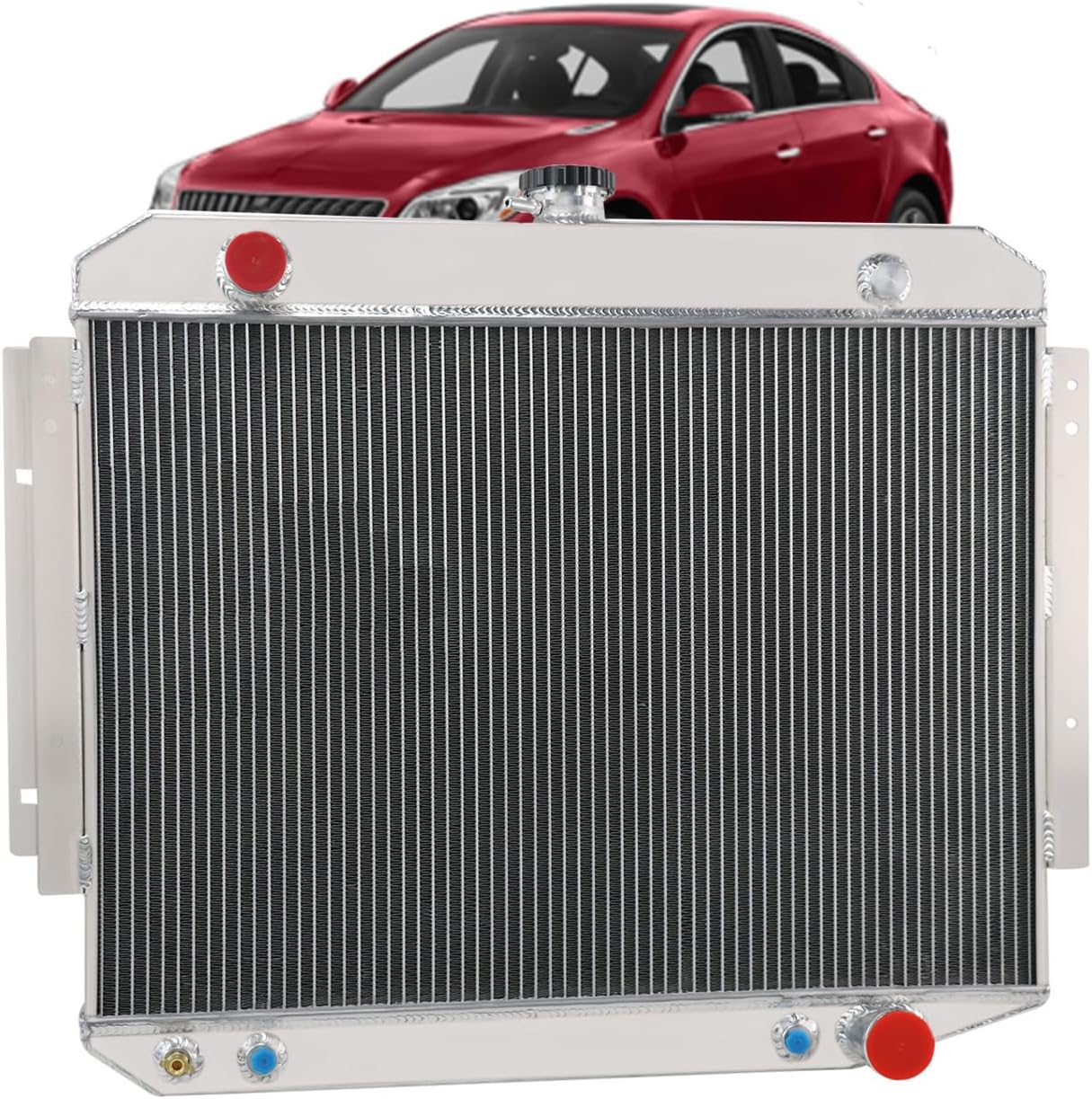 4 ROW RADIATOR 1966-1979 Ford F-Series F100 F150 F250 F350 Truck 78-79