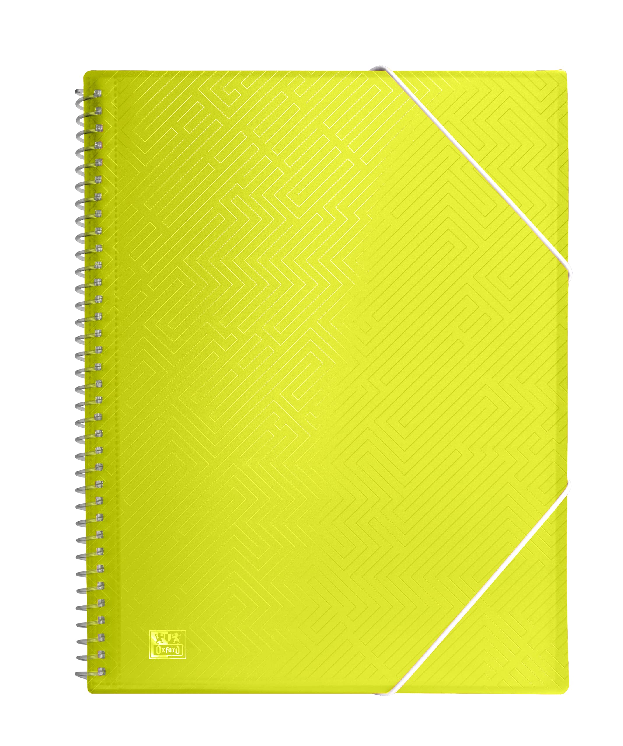Oxford FolderSys - Carpeta de fundas (A4, 40 fundas de plástico, 8 colores, 10 unidades)