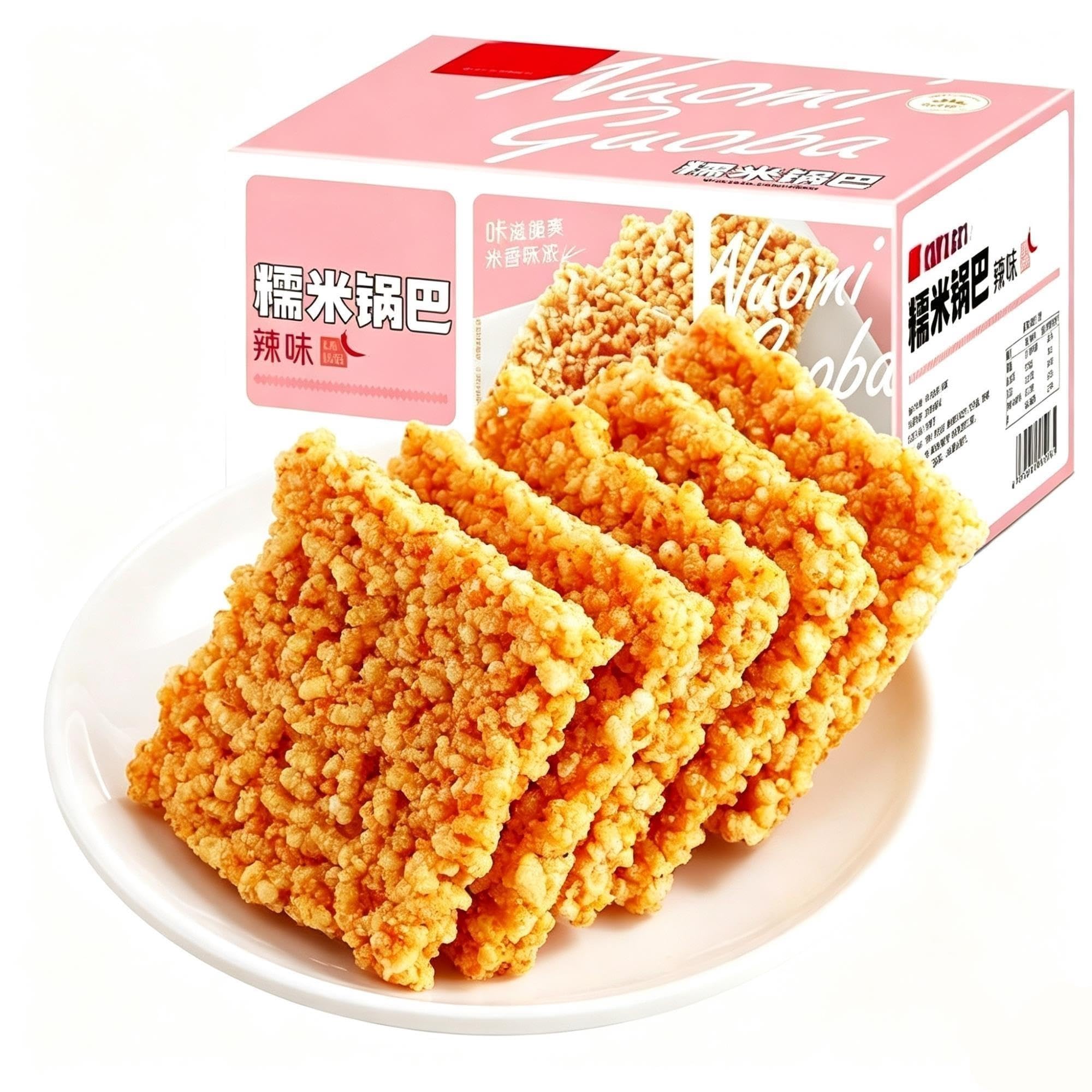 Snack Crujiente De Galleta De Arroz Glutinoso Picante 500g