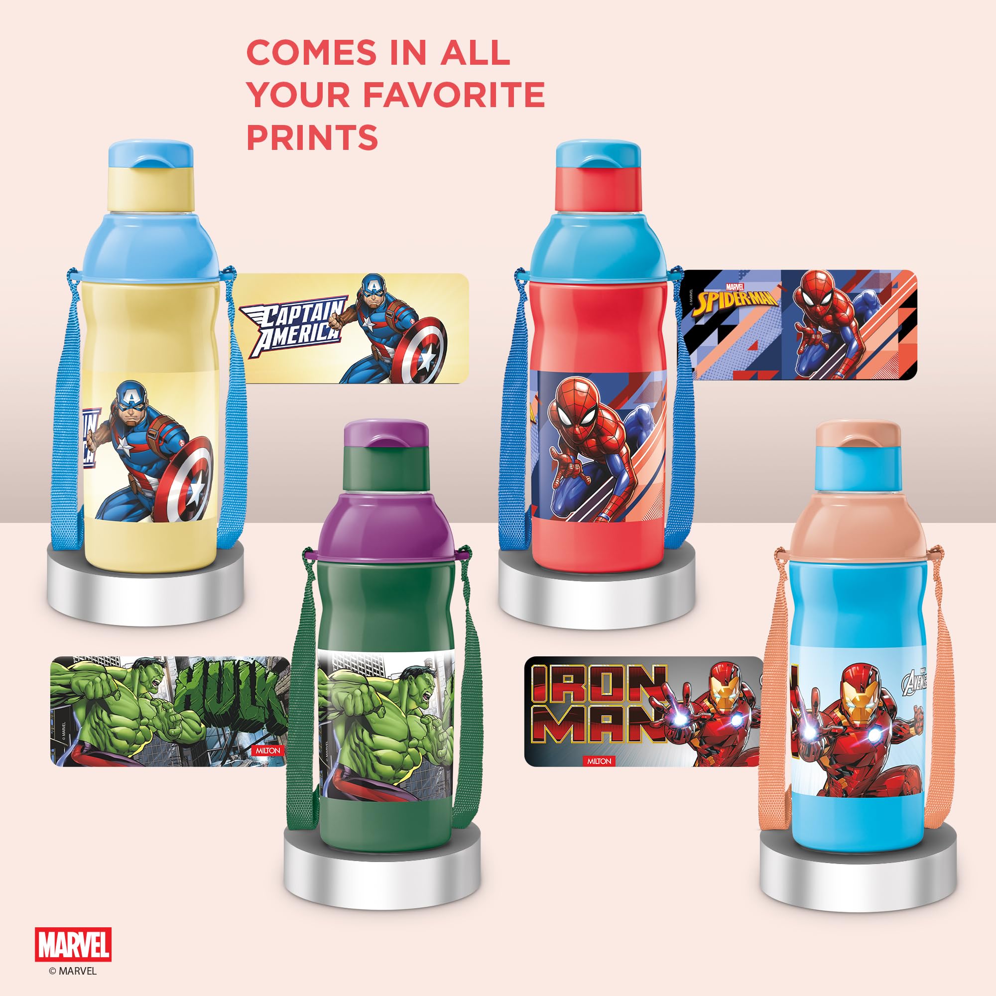 Milton Marvel Kool Elite Water Bottle - Kids Leak Proof -8