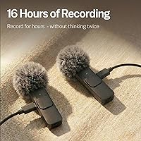 Vista 4 de Mini Mic Pro (Último Modelo) - Micrófono Inalámbrico Profesional para iPhone, iPad, Android, Micrófono Lavalier para Grabación de Video - Micrófono