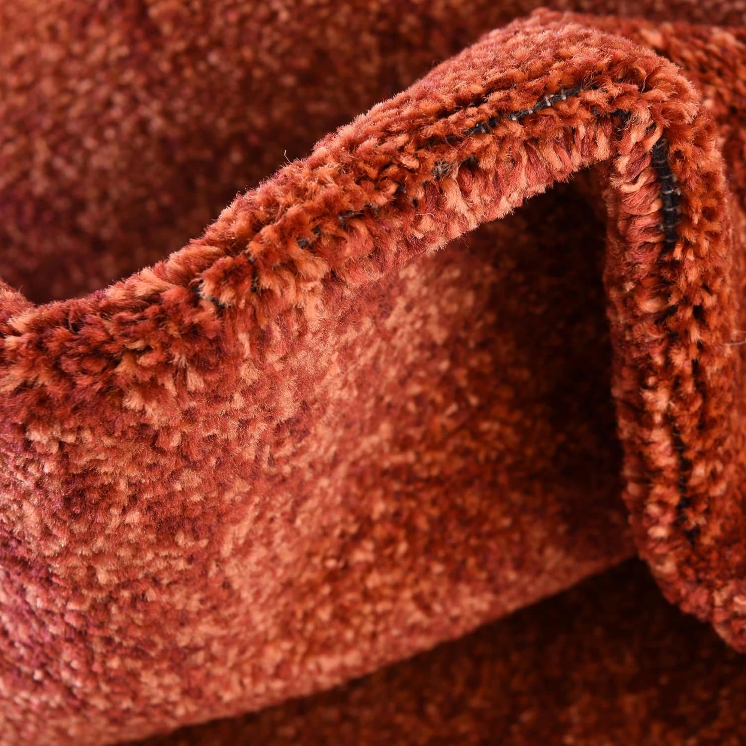 Rugs.com Miranda Collection Rug – 2' x 6' Runner Rust Red Medium Rug Perfect for Hallways, Entryways