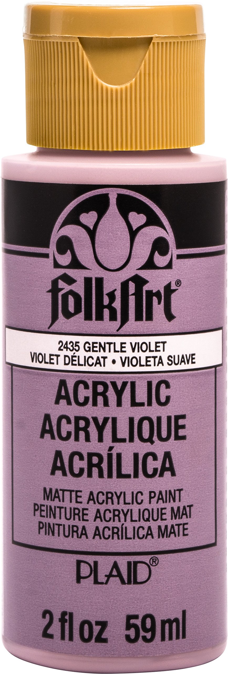 PLAID ENTERPRISES, INC. Folk Art Acrylic 2OZ, Gentle Violet, One Size