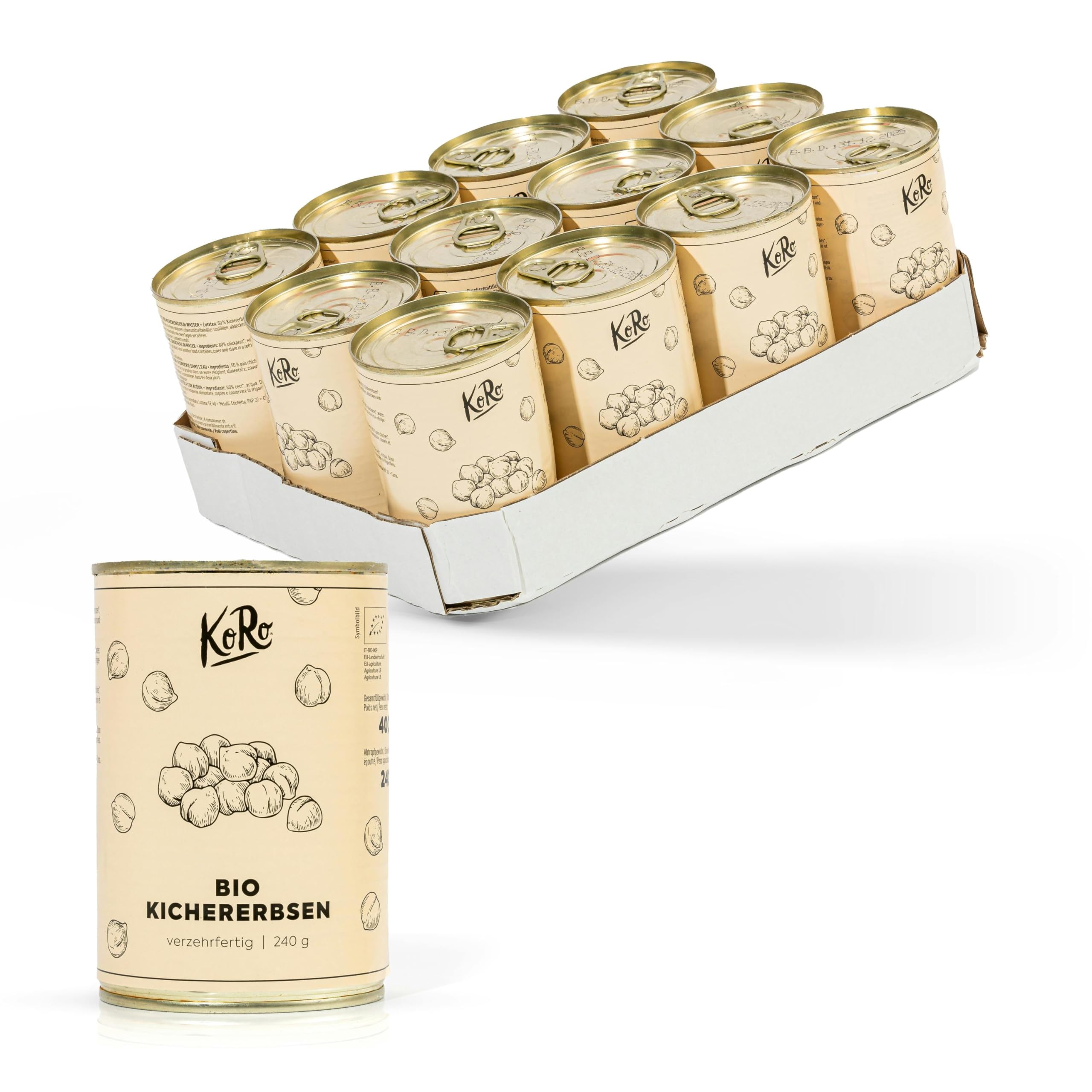 KoRo - Ceci in scatola bio | 12 x 240 g