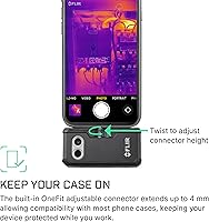 Vista 3 de FLIR One Pro - Cámara de imágenes térmicas para smartphones Android (USB-C), resolución súper 480x360 (160x120 IR nativa)