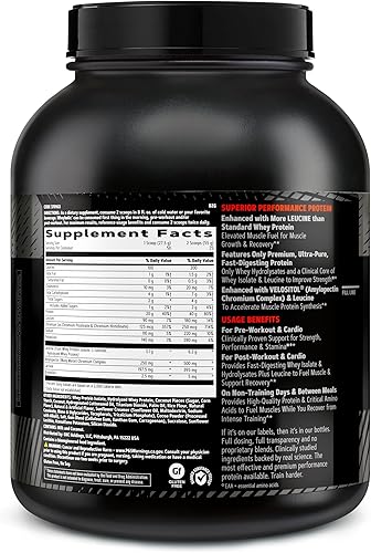 Vista 38 de GNC AMP Wheybolic - Proteína en polvo clínicamente probada, 1.41 onzas de proteína de suero de leche, BCAA, leucina, aumenta la fuerza muscular