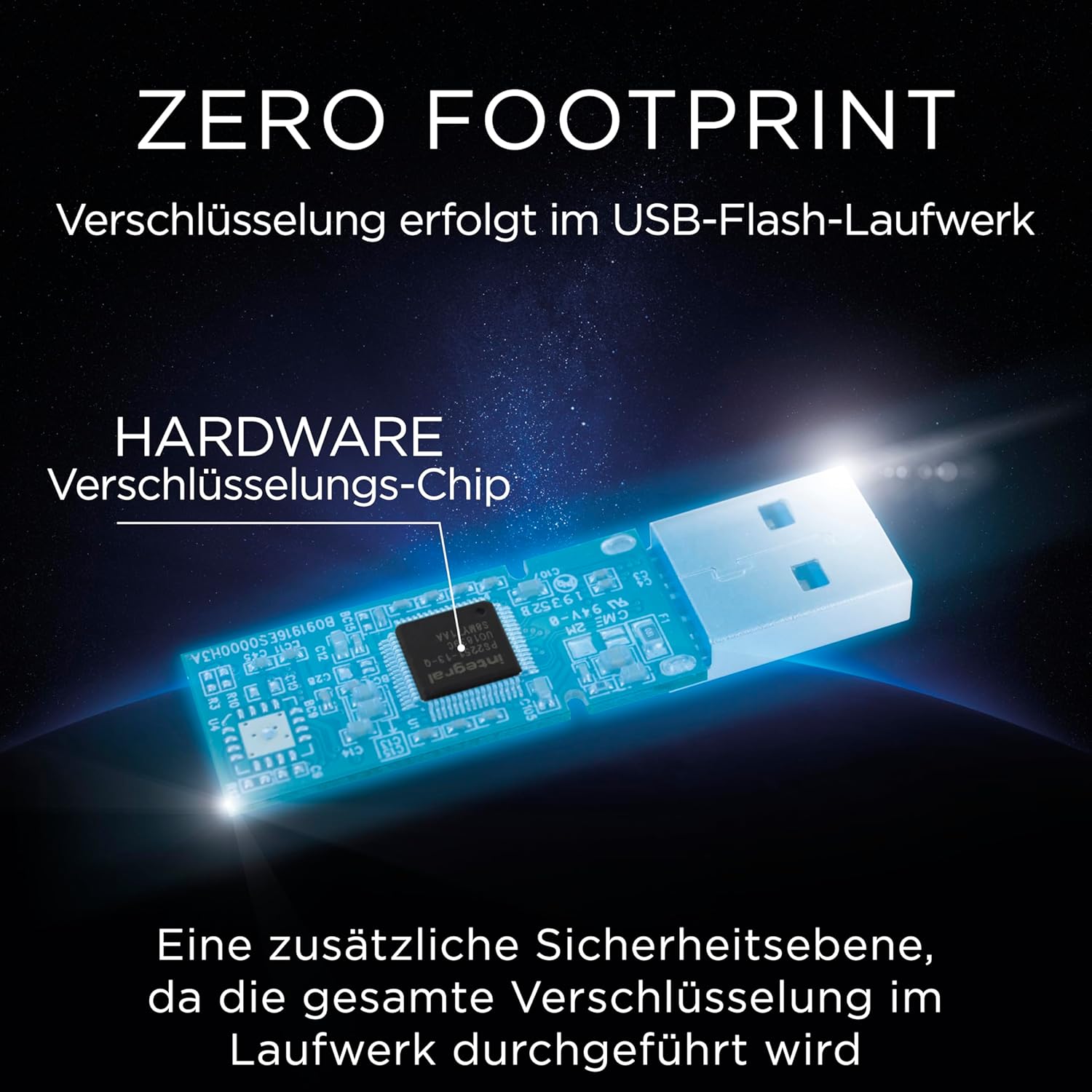 Integral 128GB Courier-197 256-Bit Hardware Encrypted 3.0 USB Secure Flash Memory Drive - Certified to FIPS 197, Brute-Force Password Attack Protection & Super USB3.0 Transfer Speeds XTS-AES