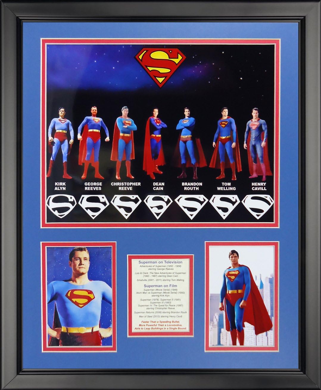 Legends Never Die Superman Collage Photo Frame, 16" x 20", (19343U)