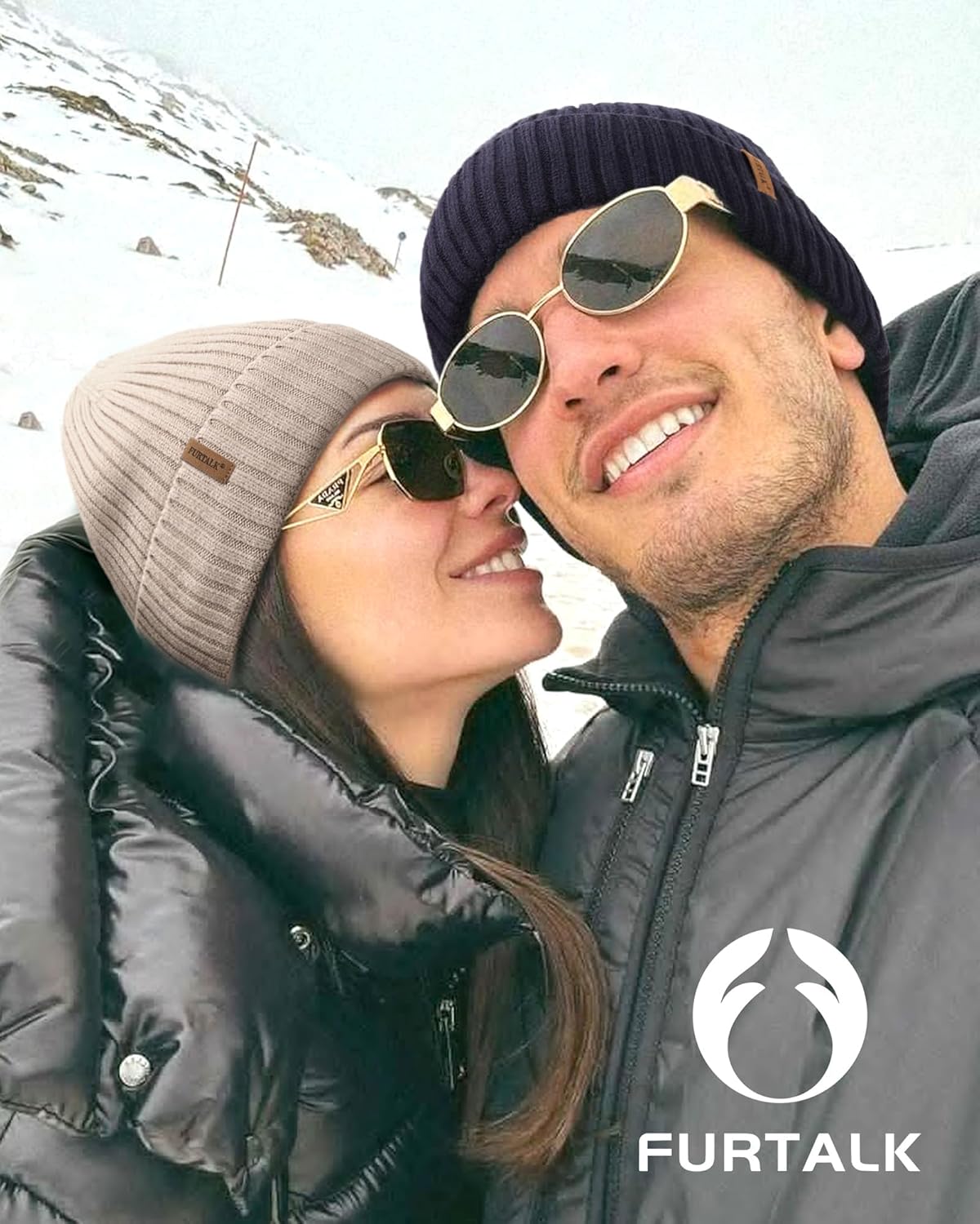 FURTALK Double Layer Winter Hats for Men Women Beanie Thick Cuffed Warm Ski Hats - Image 5