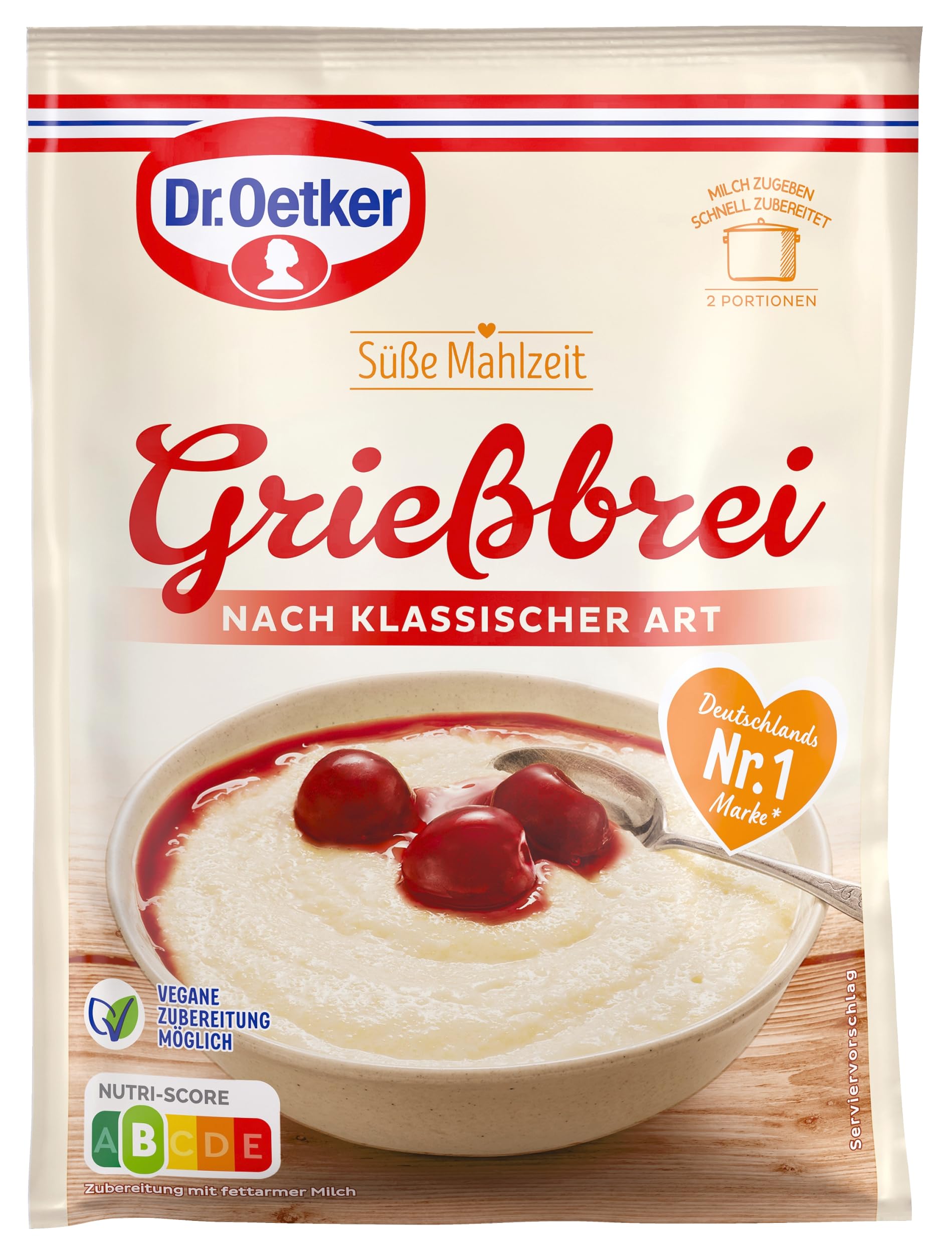 Sweet Meal Griessbrei ( Semolina Porridge ) -92g