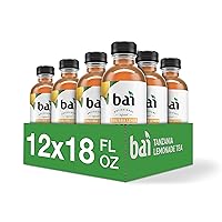 Vista 12 de Bai Té helado, Tanzania Lemon, superté con infusión de antioxidantes, elaborado con té real (té negro, té blanco), botellas de 18 onzas líquidas