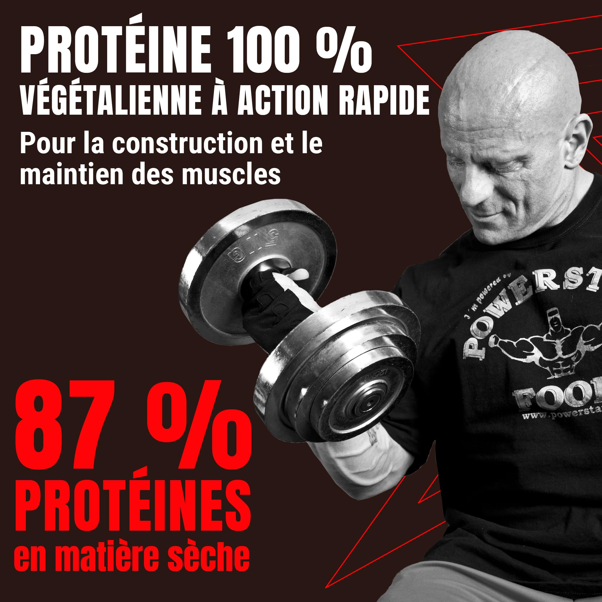 Powerstar SOY 90+ | 1kg Isolat de Protéine de Soja | Fabriqué en Allemagne | Alternative végétalienne à la Whey Protein Powder | Sans OGM | Poudre de Protéine Végétale sans Lactose | Fraise