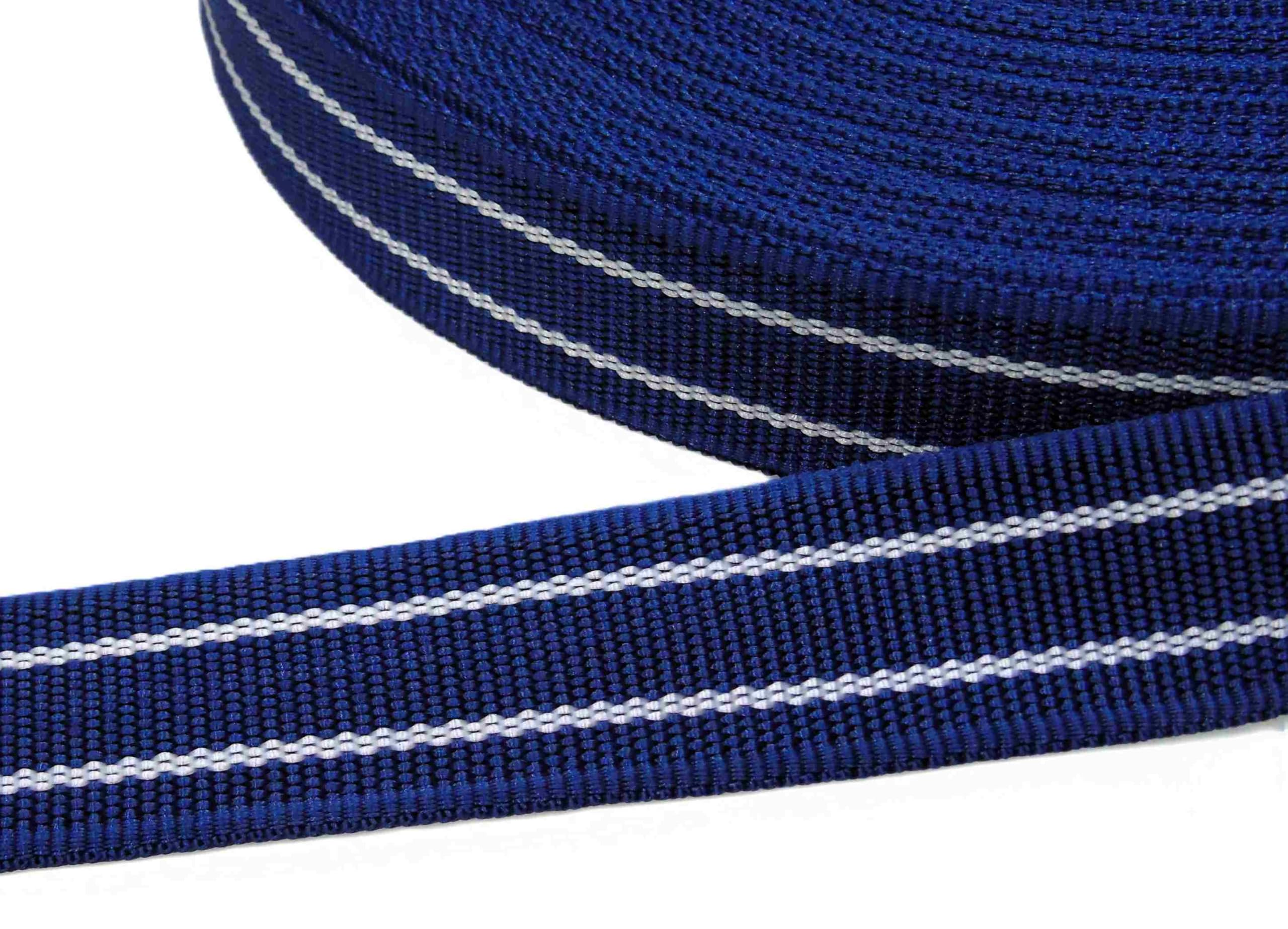 Strala 1 Inch, 1 Roll - 20 Meter Niwar Narrow Woven Fabric Niwar Patta Roll Tapes of Nylon for Bags, Chair, Home Textile, Shoes, Handicraft (Best in Class Heavy Duty) (1.5 ich, 2 White dori)-image-30