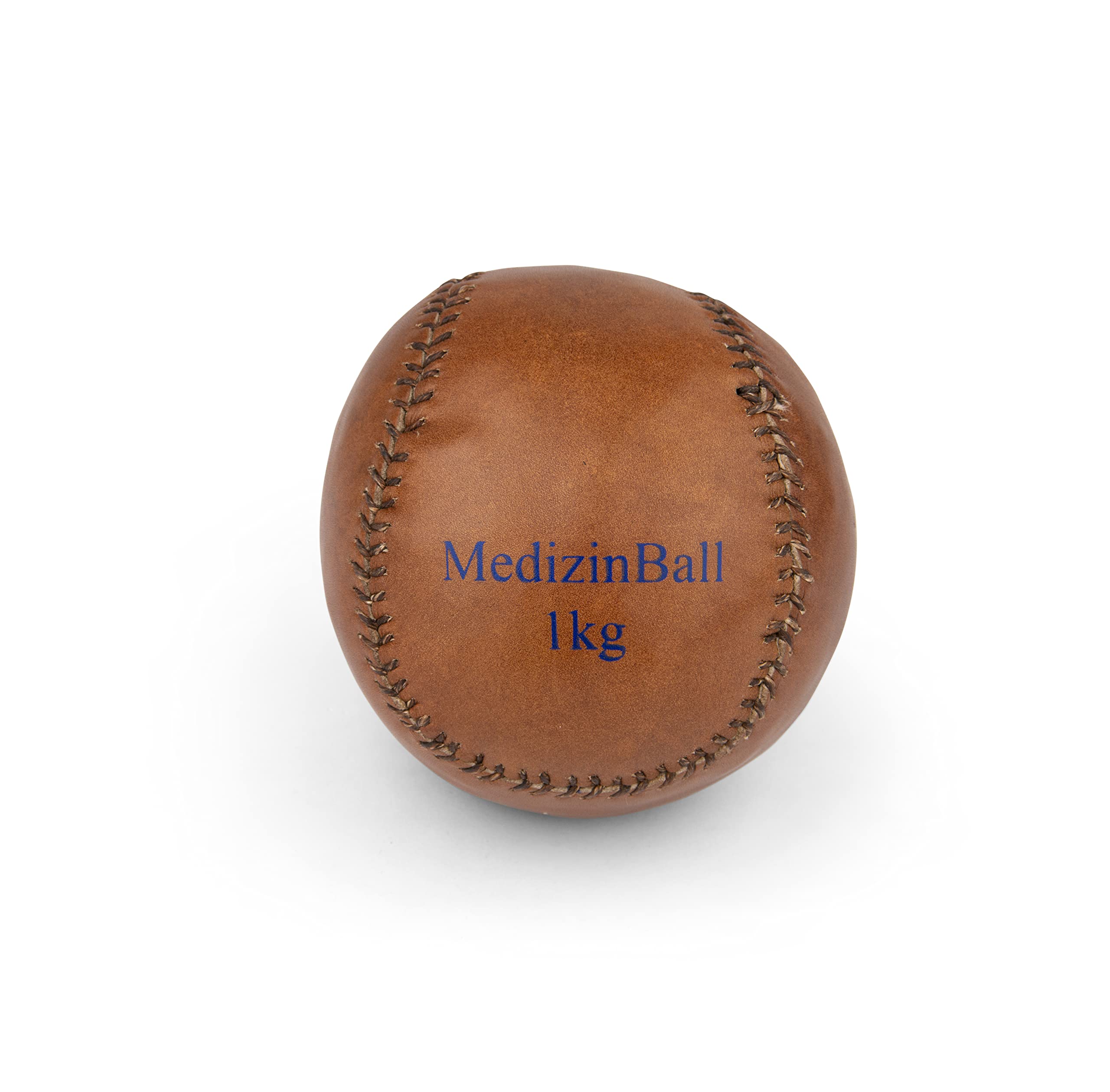 trenas Medizinball aus Leder | Kompakt | Lederball | Original Medizin Ball | Medizinball Leder | Medizinbälle