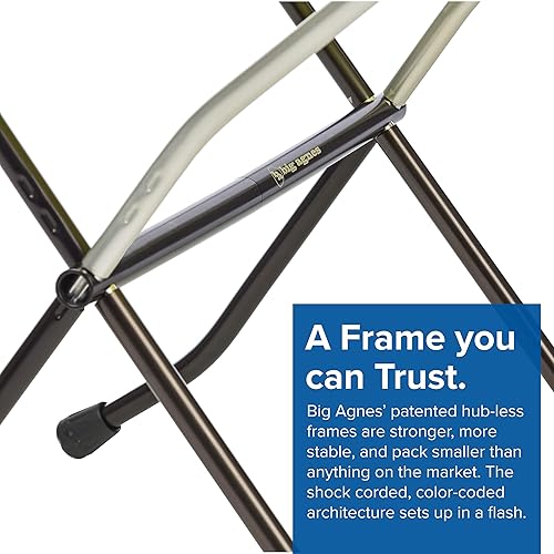 Miniatura 3 de Big Agnes Skyline UL - Silla ultraligera para mochileros, color negro