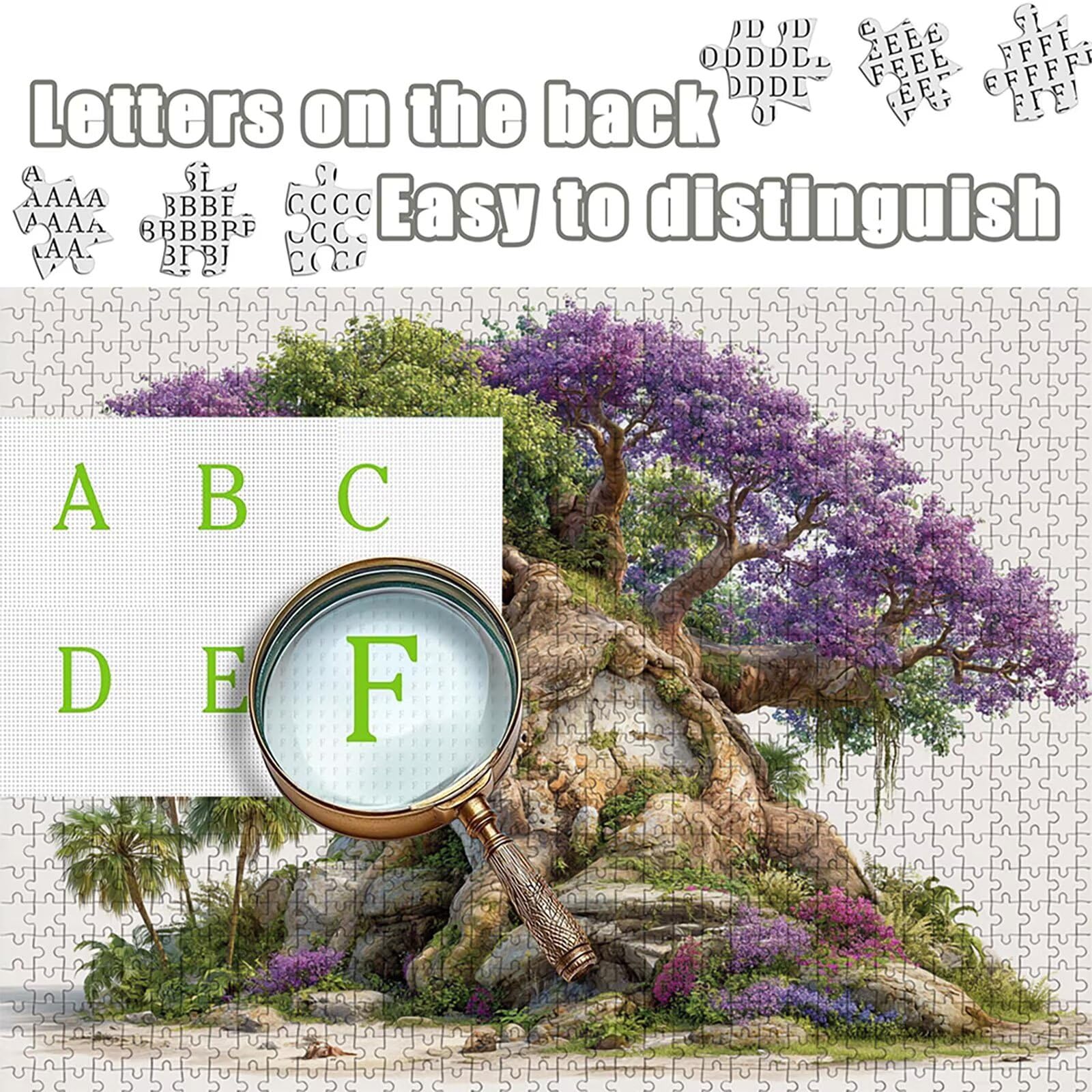 Puzzle z roślinami, 5000 elementów dla dorosłych, drewniane puzzle "zrób to sam", 156 x 105 cm, drewniane puzzle dla całej rodziny, dekoracyjne puzzle i prezenty, duże, inteligentne puzzle, prezent