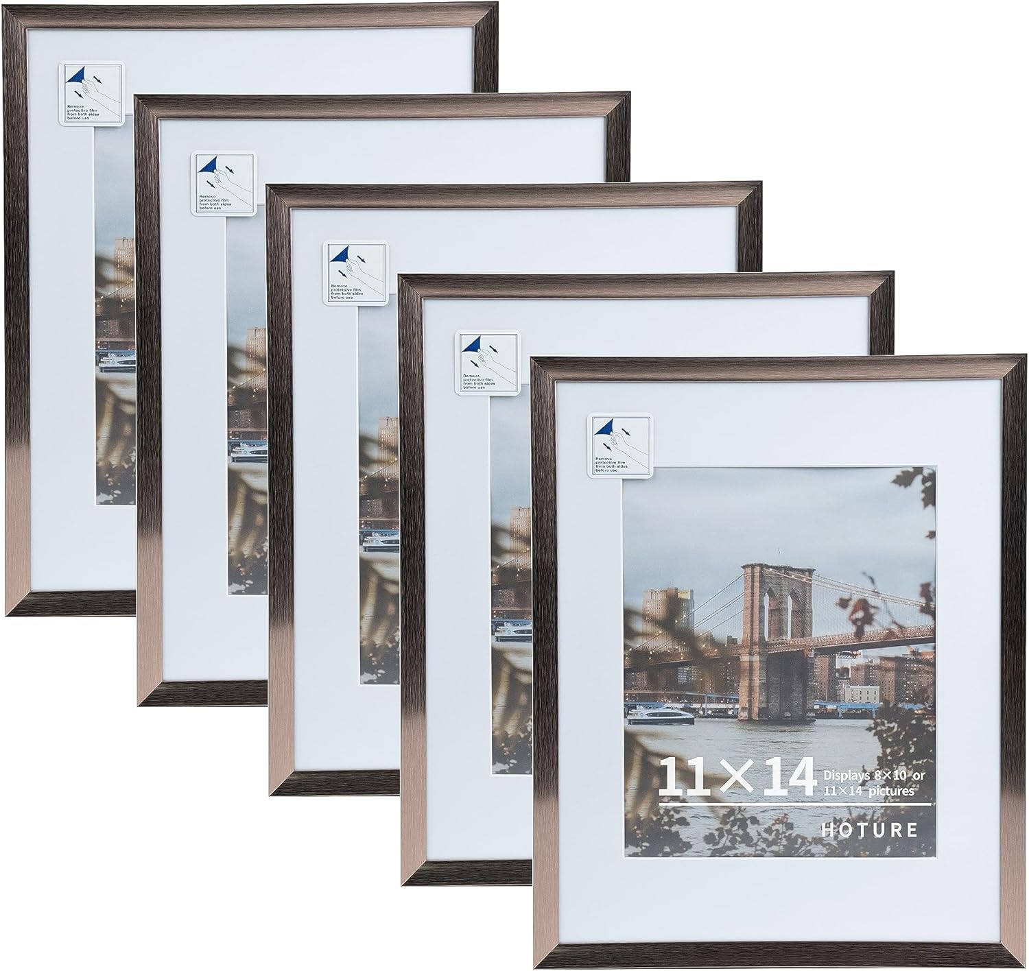 HOTURE Picture Frame Set Of 5, Display Pictures With Pad