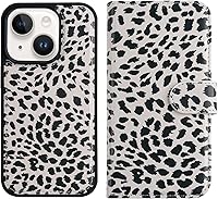 Vista 30 de Funda tipo cartera para iPhone 14 Pro Max, funda desmontable con tapa y bloqueo RFID, 4 ranuras para tarjetas, funda de piel sintética de alta