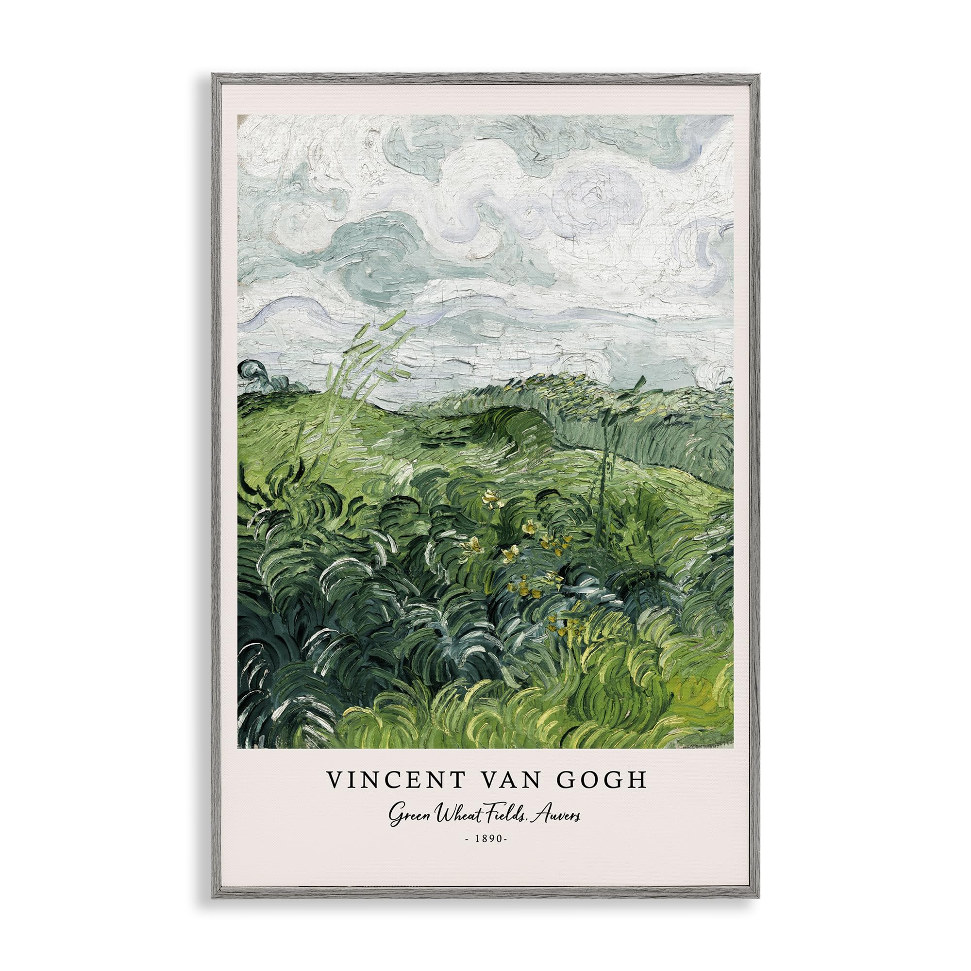 Stupell Industries Vincent Van Gogh 'Classic Green Wheat Fields'| Framed Giclee Art